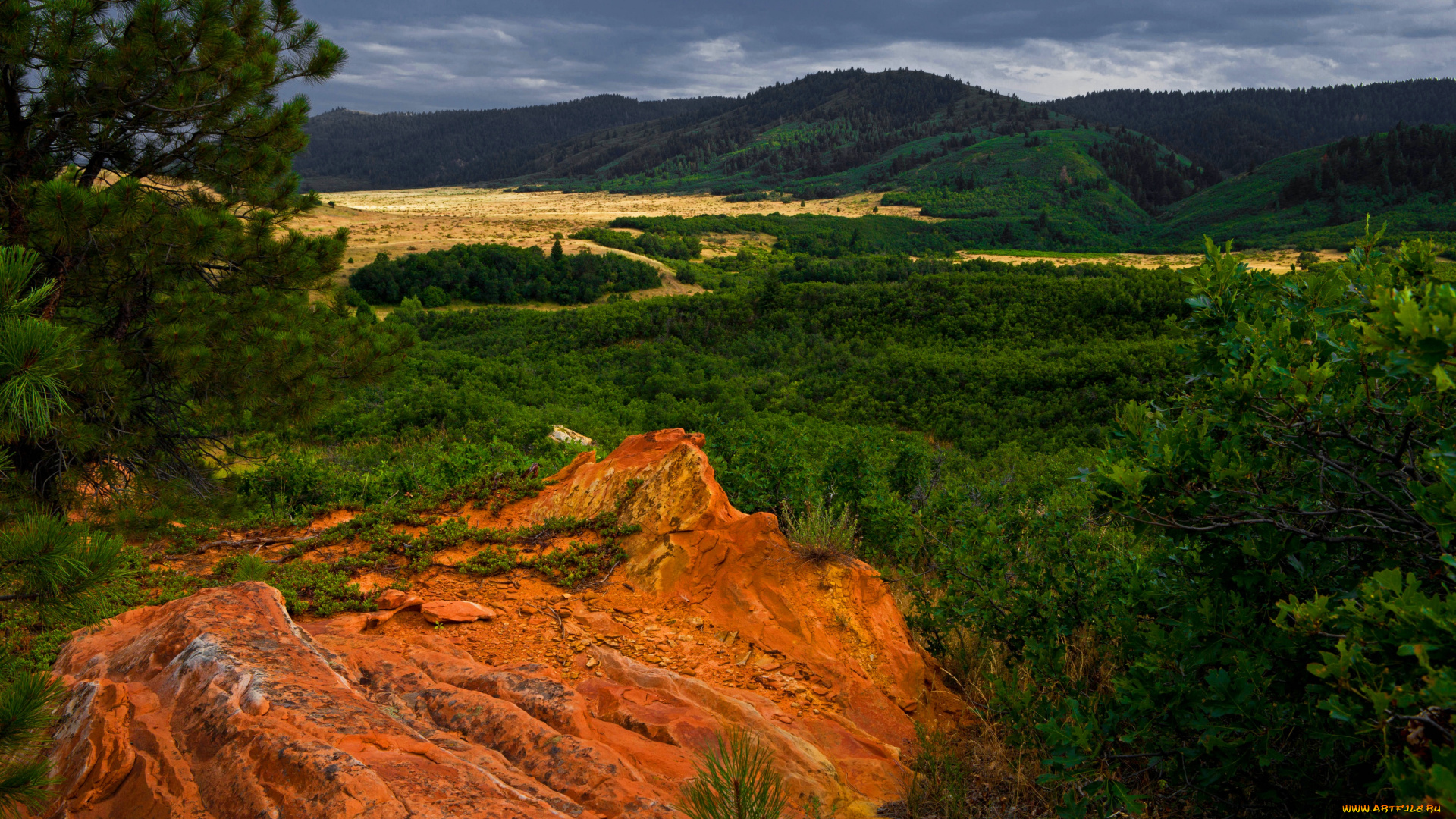 природа, горы, сша, америка, национальный, парк