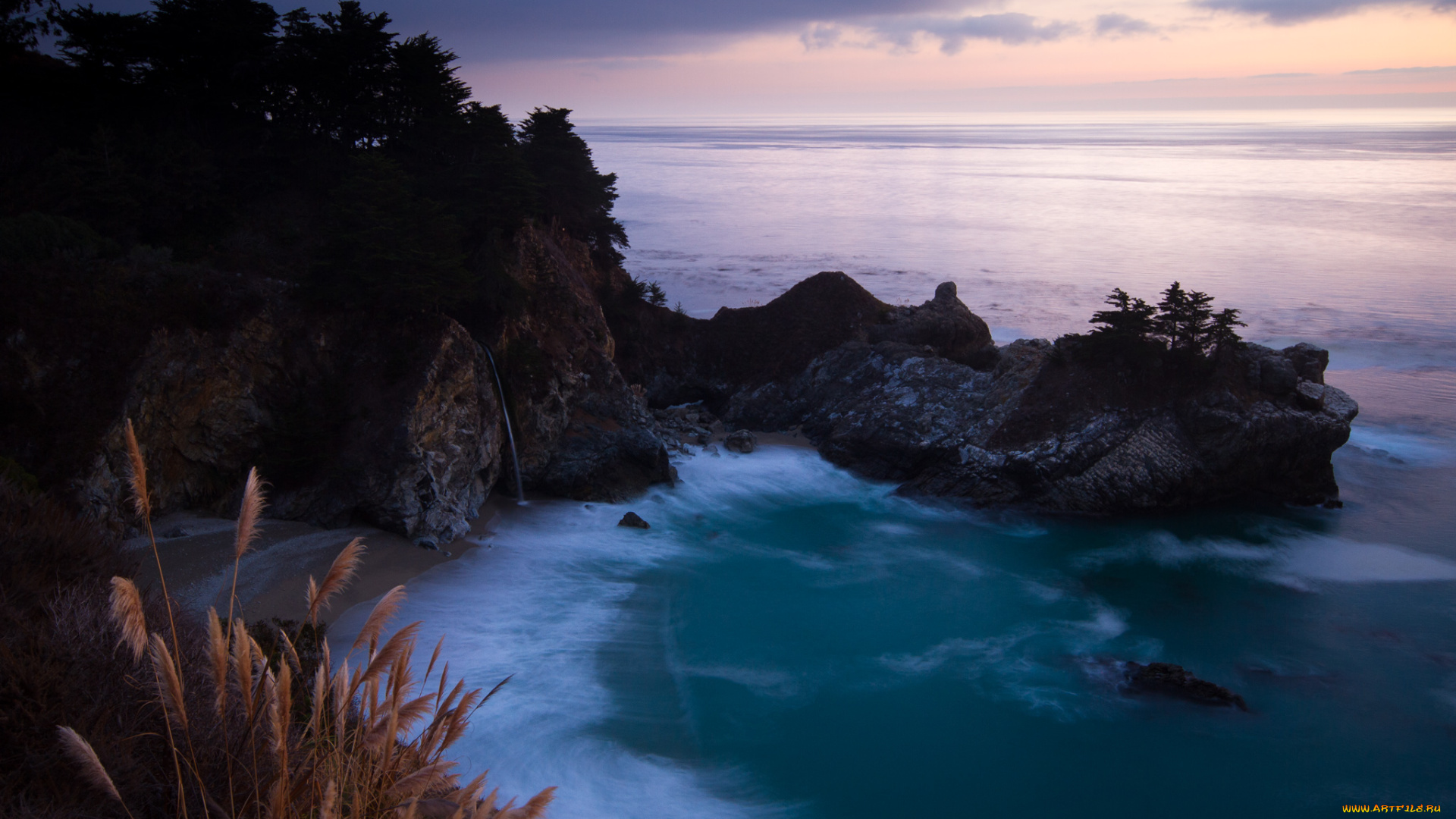 природа, побережье, калифорния, сша