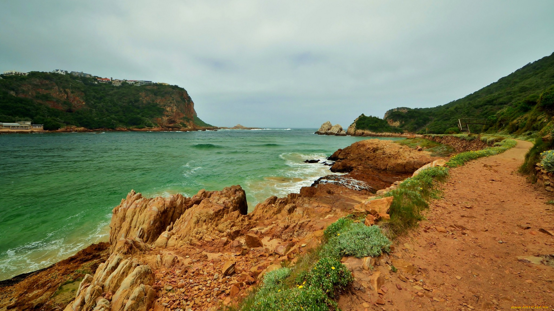 природа, побережье, южная, африка