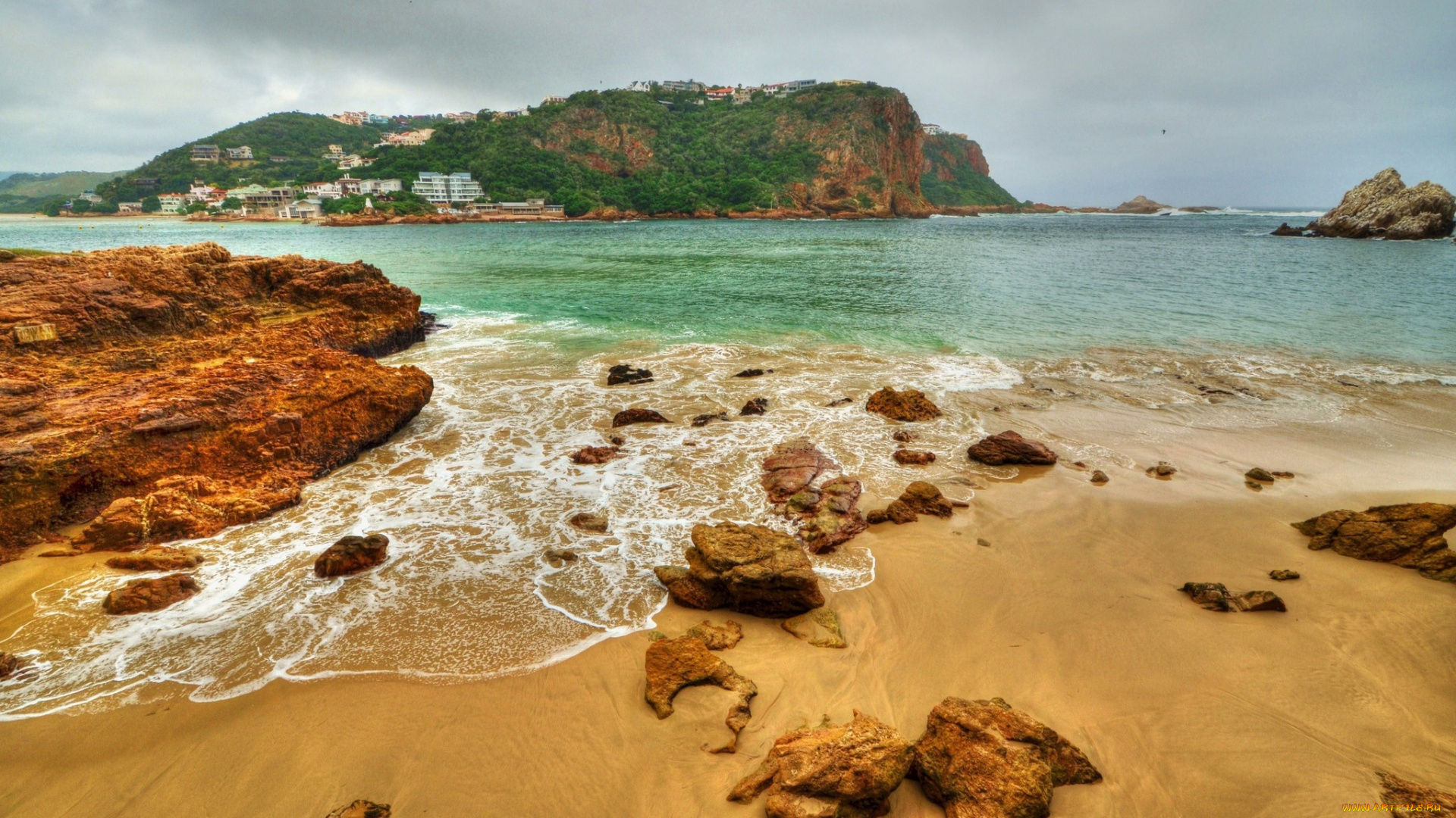 природа, побережье, южная, африка