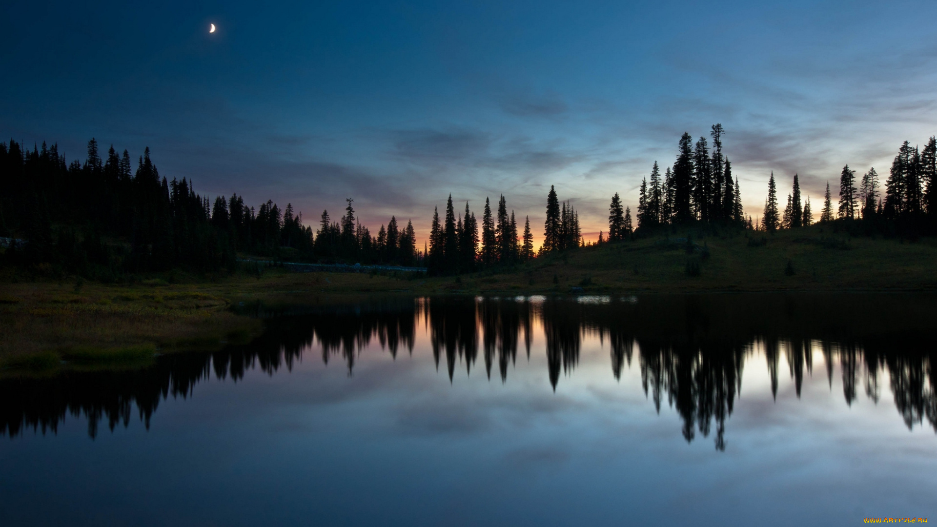 природа, реки, озера, америка, национальный, парк, сша