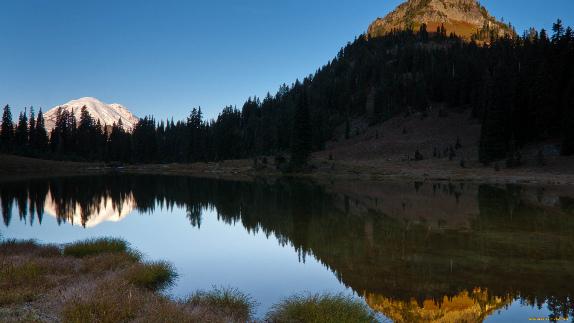 природа, реки, озера, америка, национальный, парк, сша