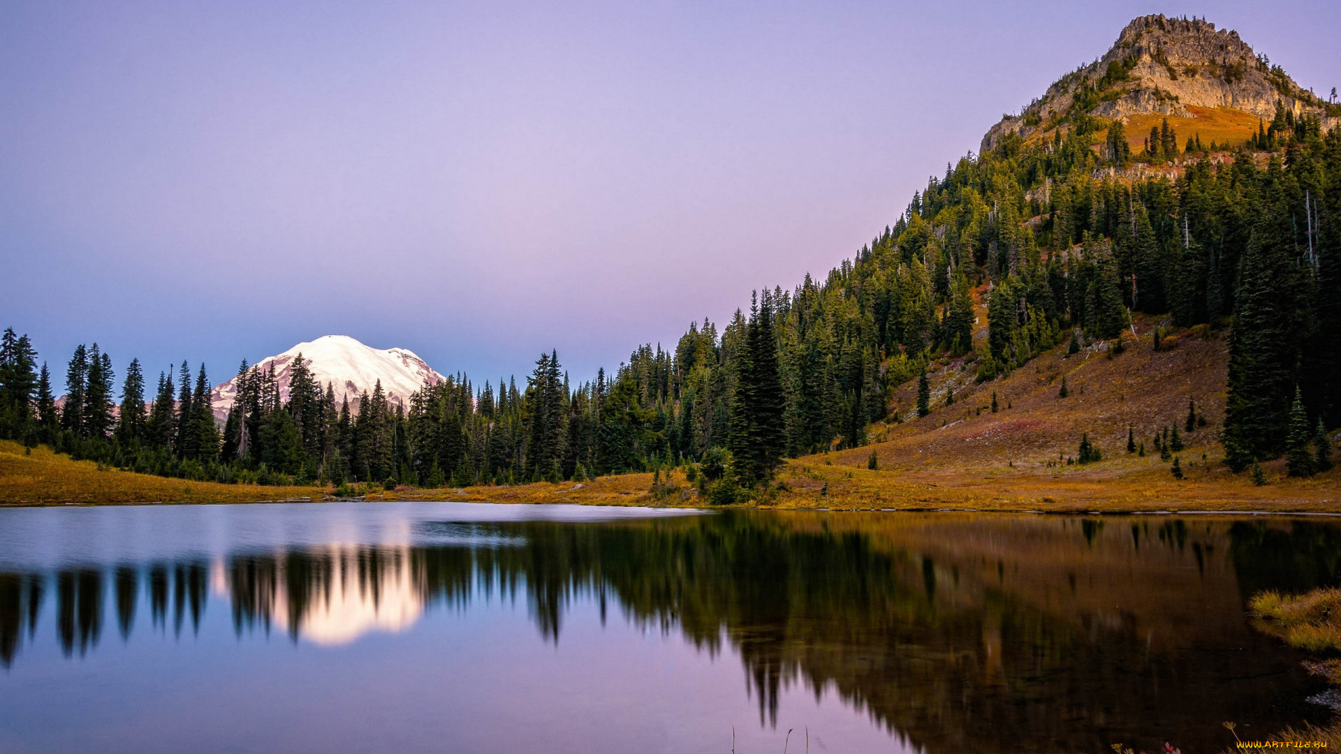 природа, реки, озера, америка, национальный, парк, сша