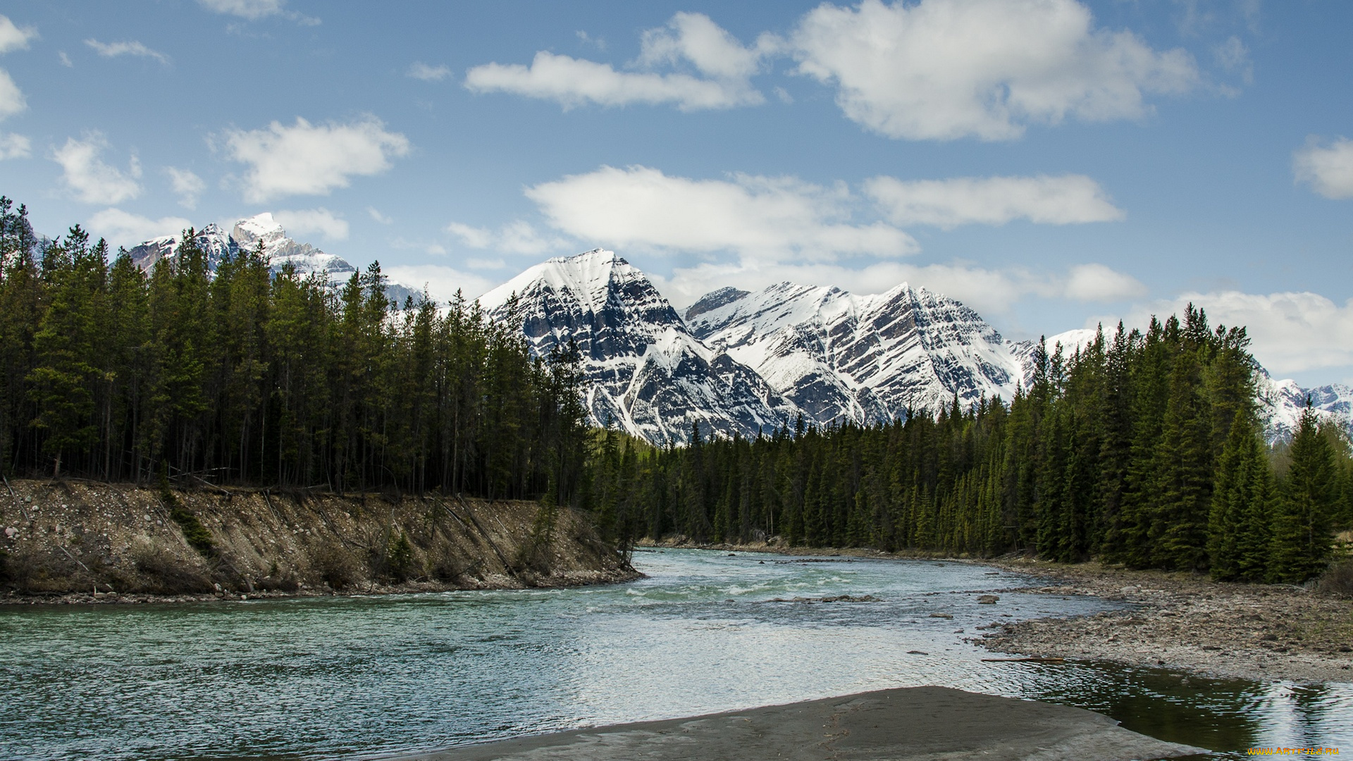природа, реки, озера, сша, америка, национальный, парк