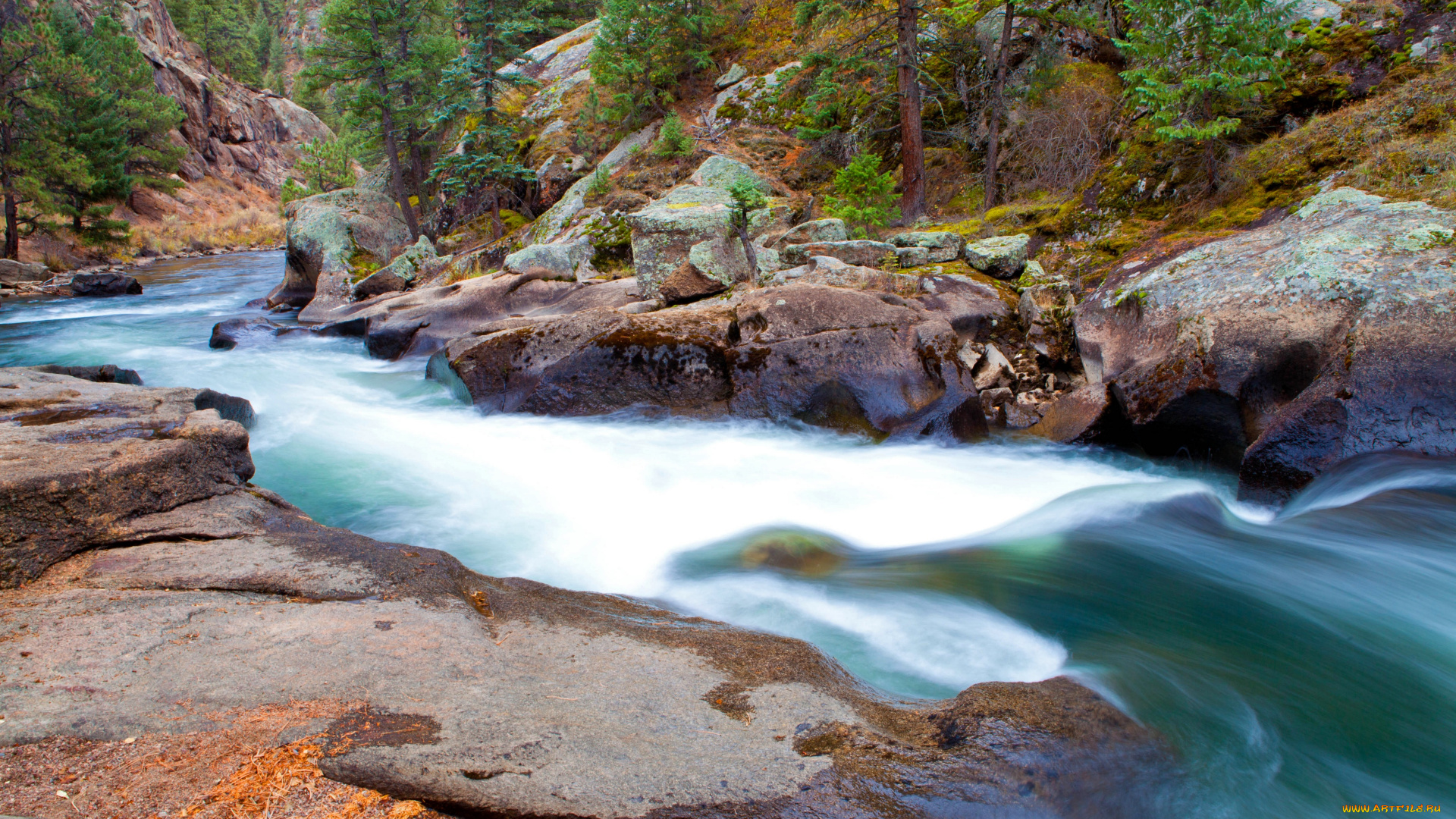 природа, реки, озера, сша, америка, национальный, парк