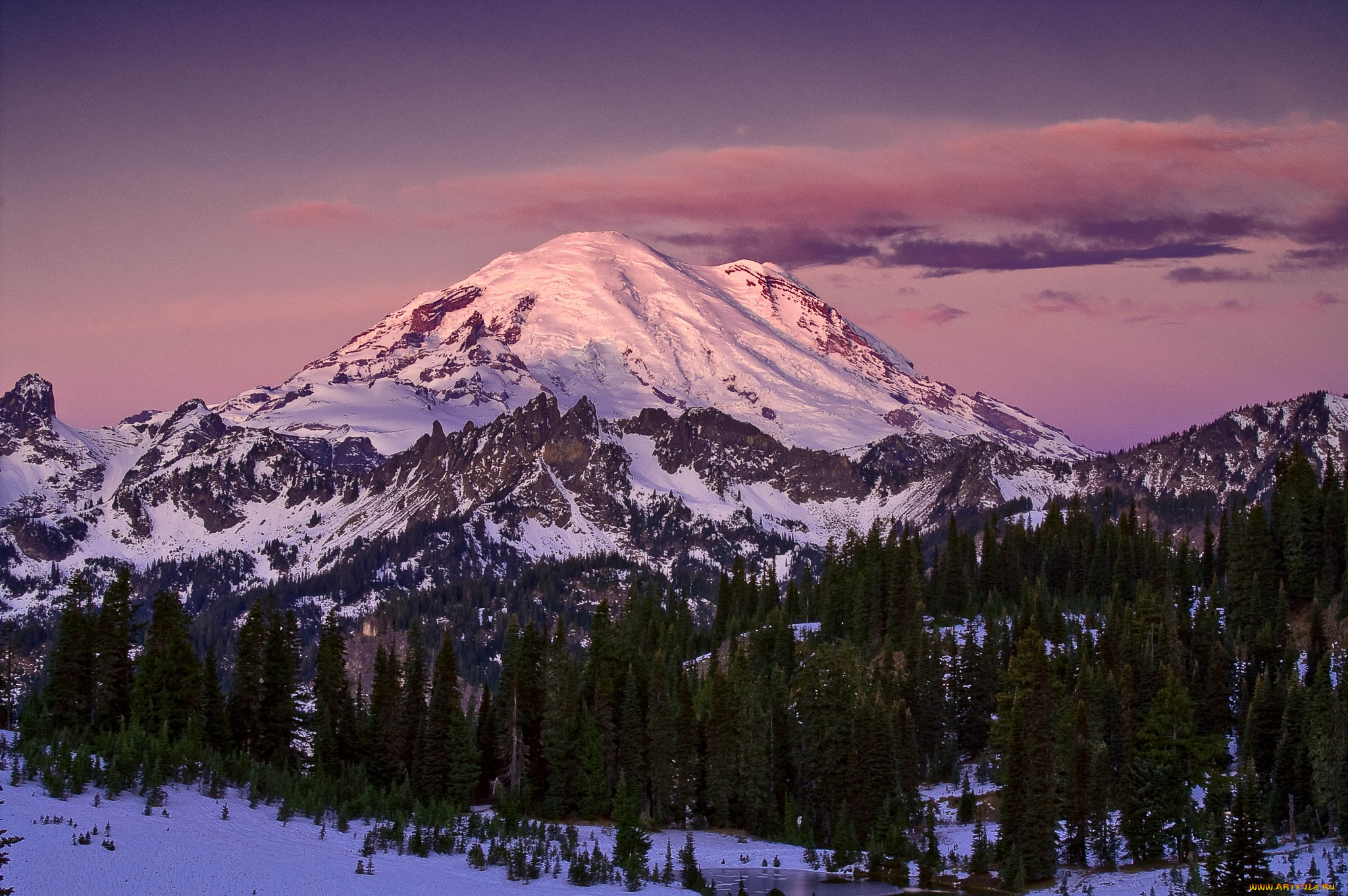 природа, горы, сша, америка, национальный, парк