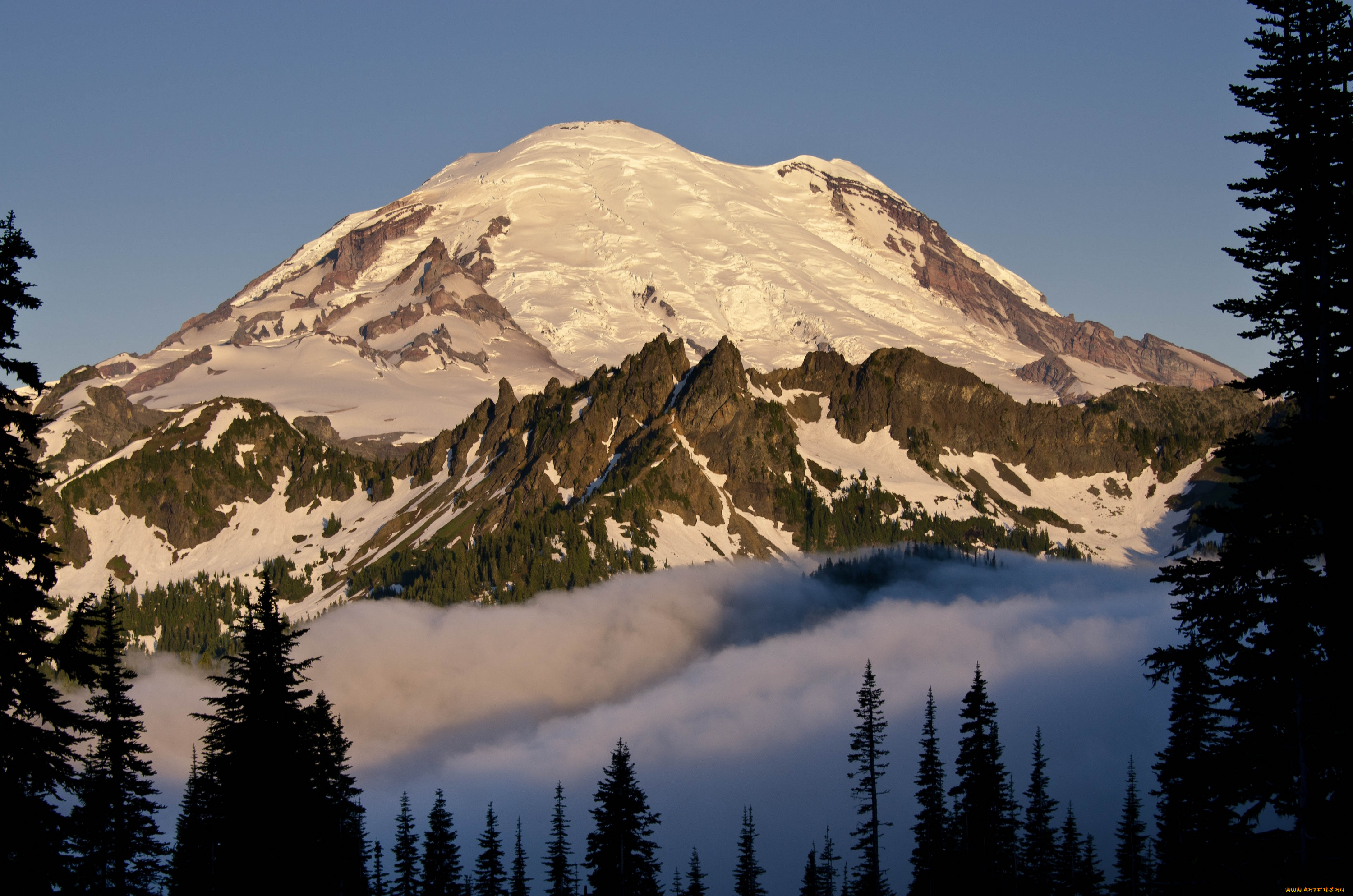 природа, горы, сша, америка, национальный, парк