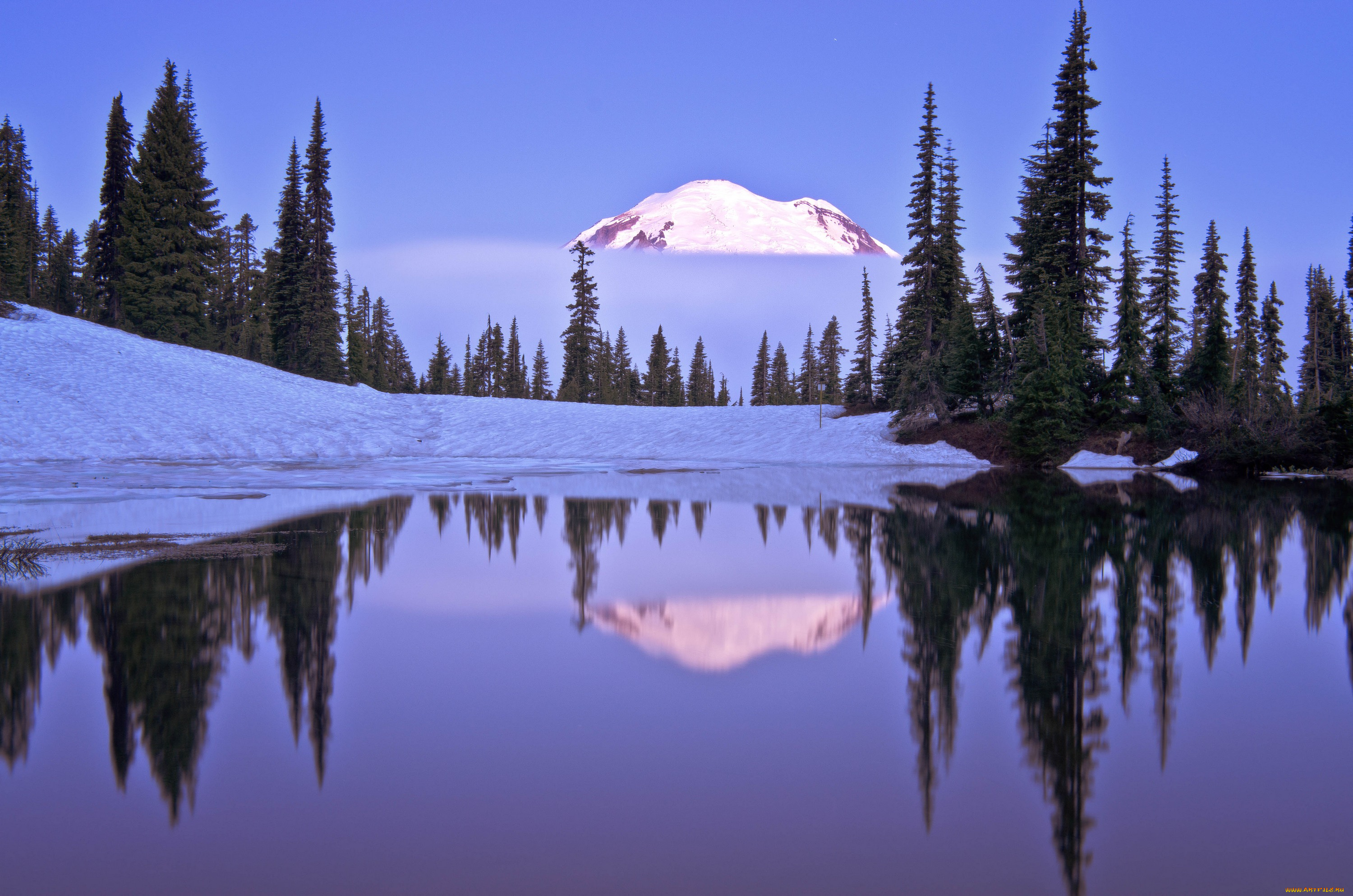 природа, реки, озера, америка, национальный, парк, сша