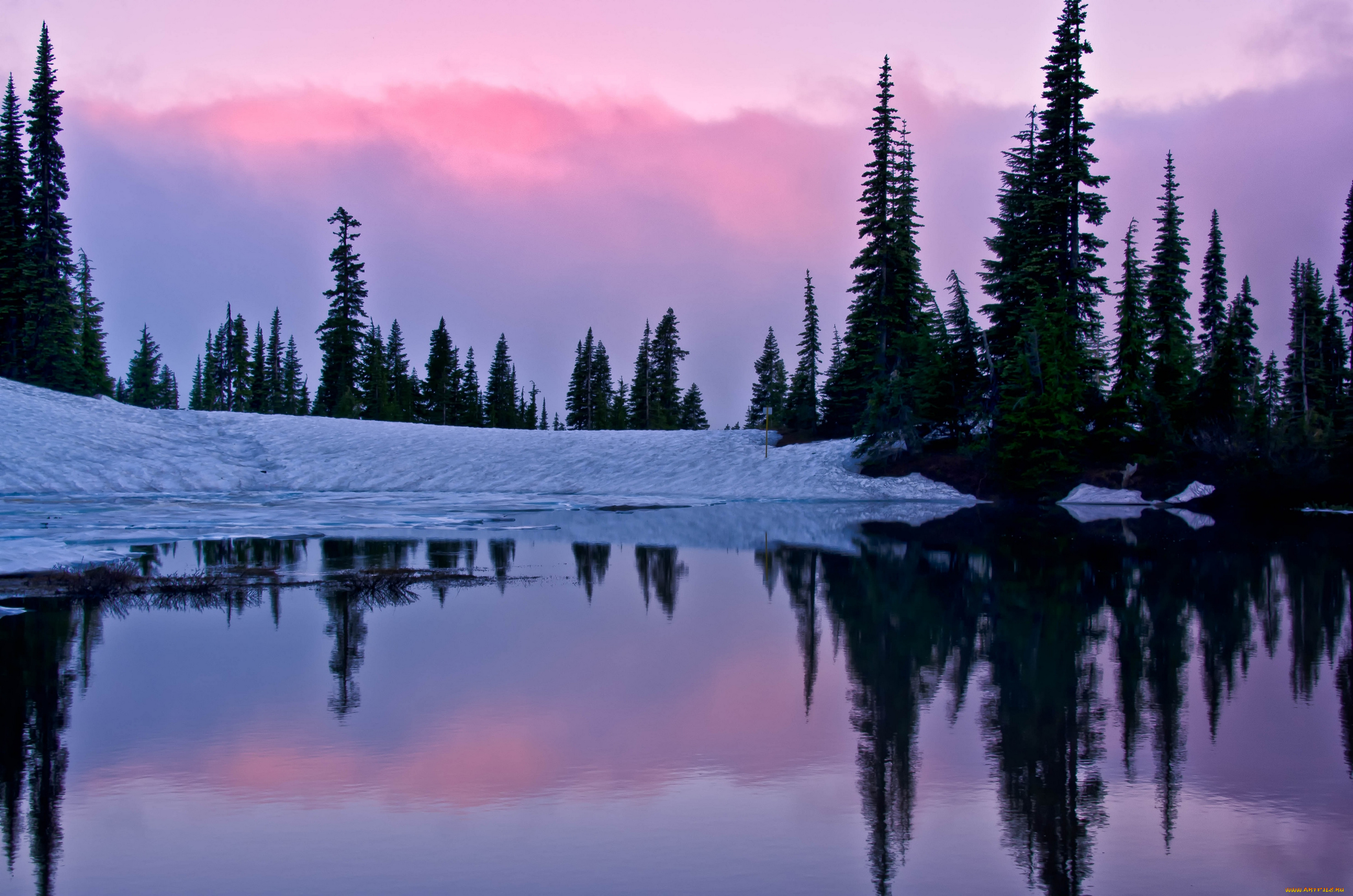 природа, реки, озера, сша, национальный, парк, америка