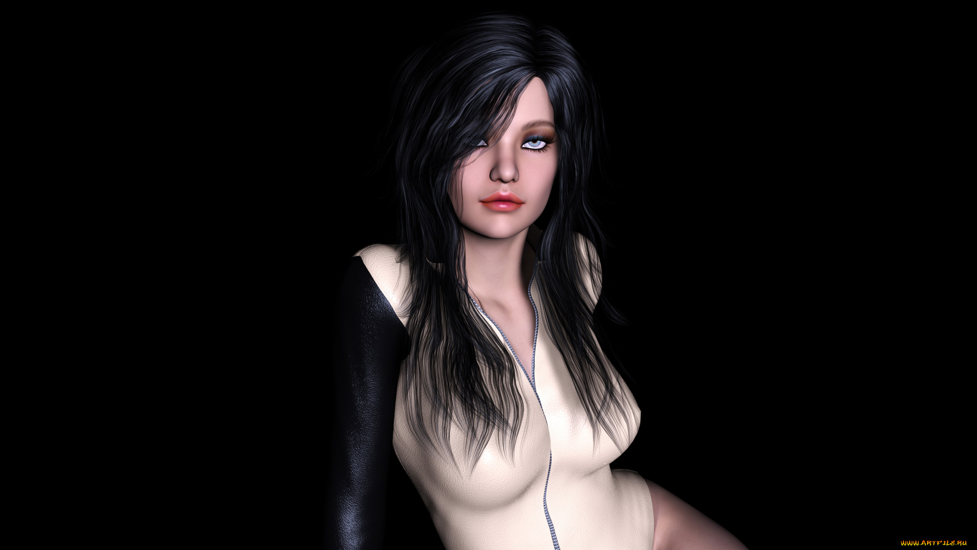 3д, графика, люди, , people, фон, взгляд, девушка