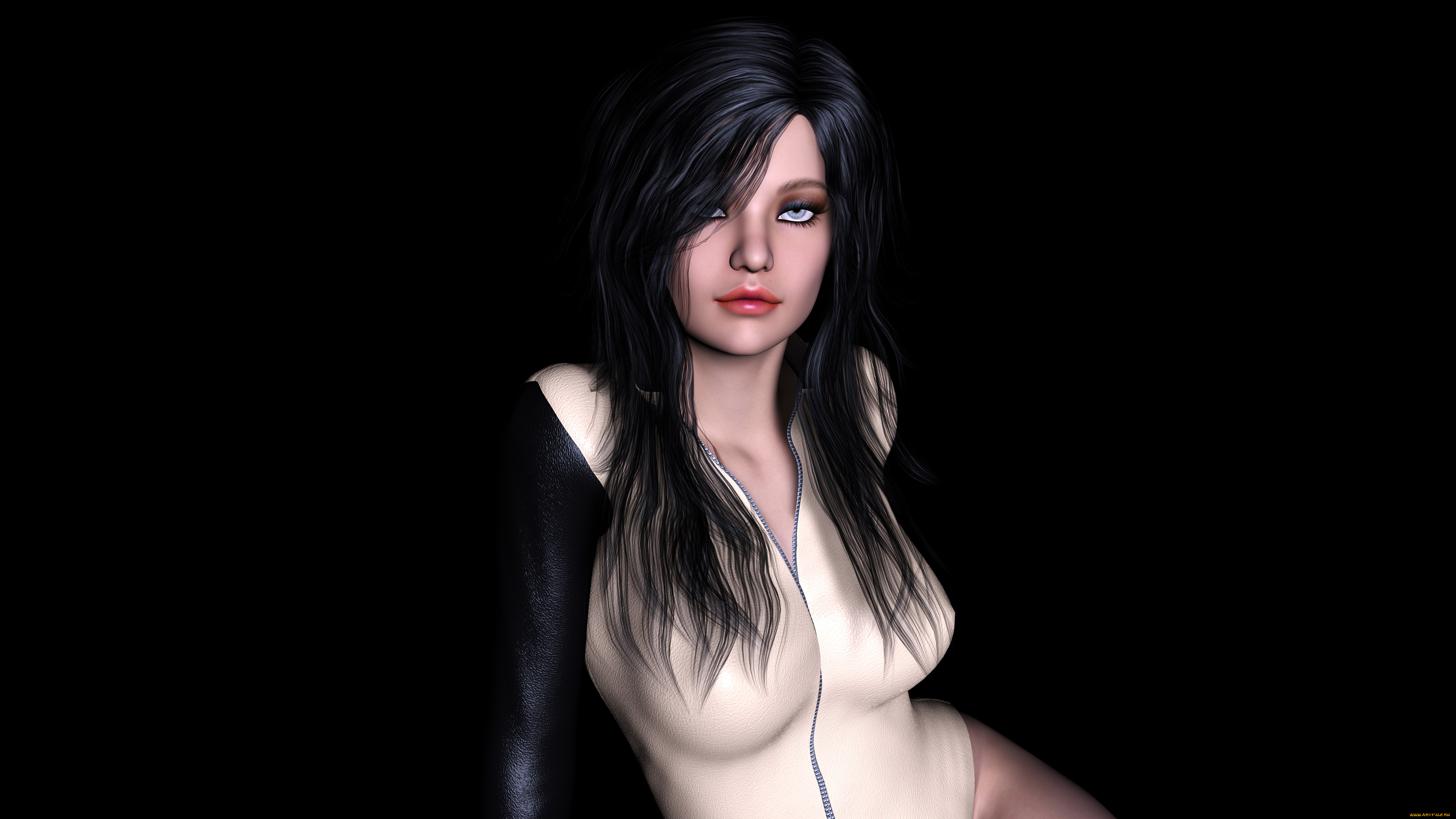 3д, графика, люди, , people, фон, взгляд, девушка