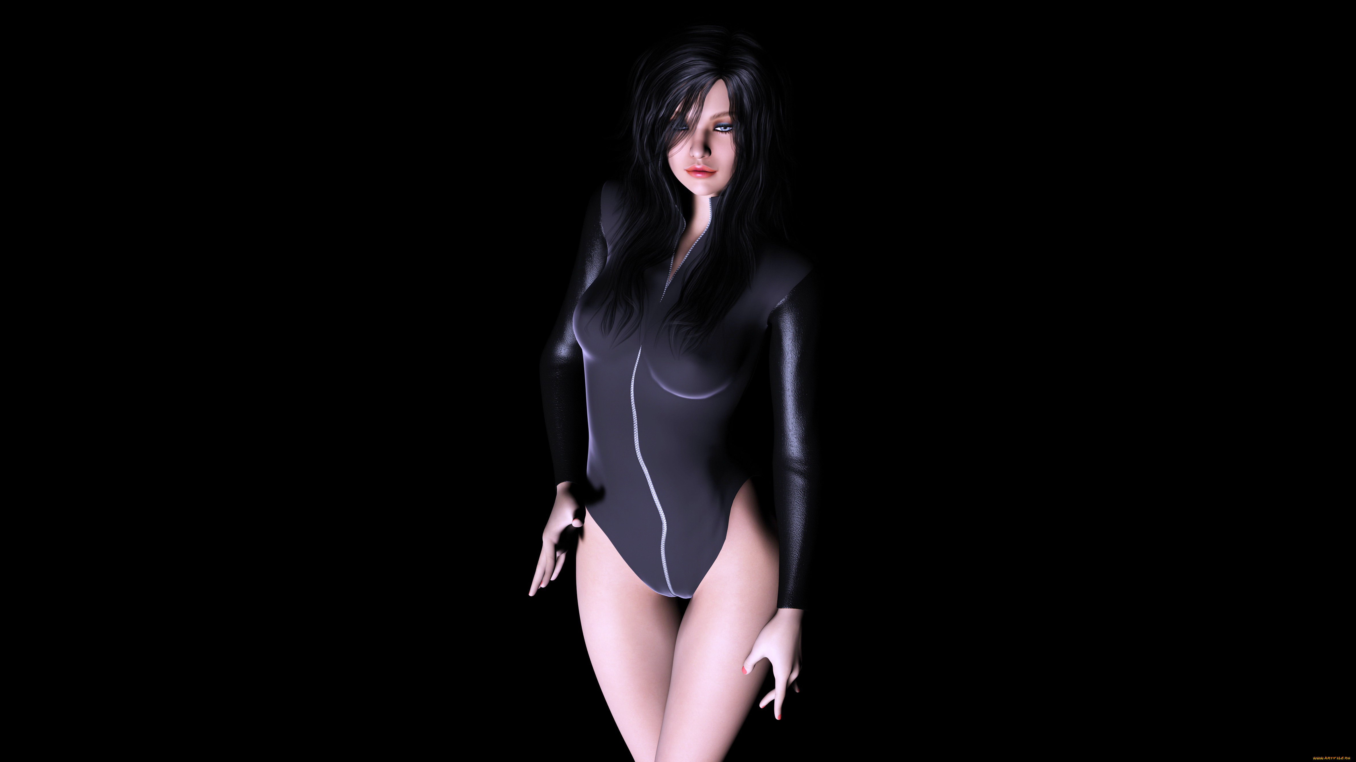 dolores, 3д, графика, люди, , people, фон, взгляд, девушка