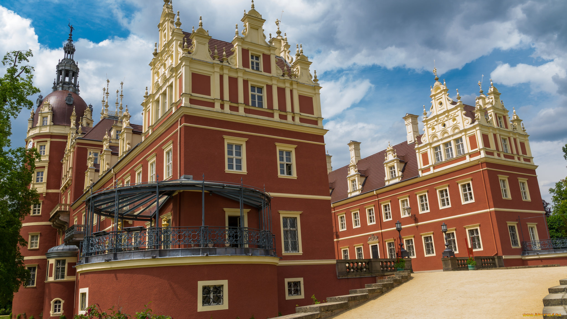 f&, 252, rst, p&, ckler, schloss, bad, muskau, города, замки, польши, замок, парк