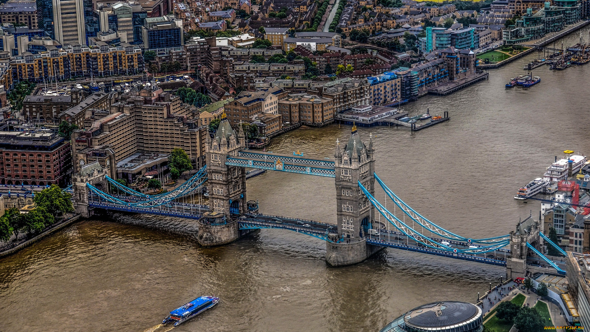 tower, bridge, города, лондон, , великобритания, мост, река