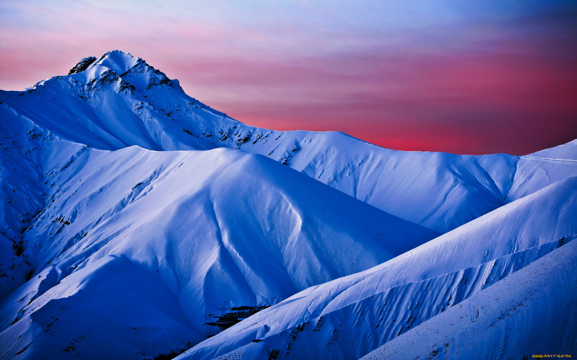 природа, горы, гснег