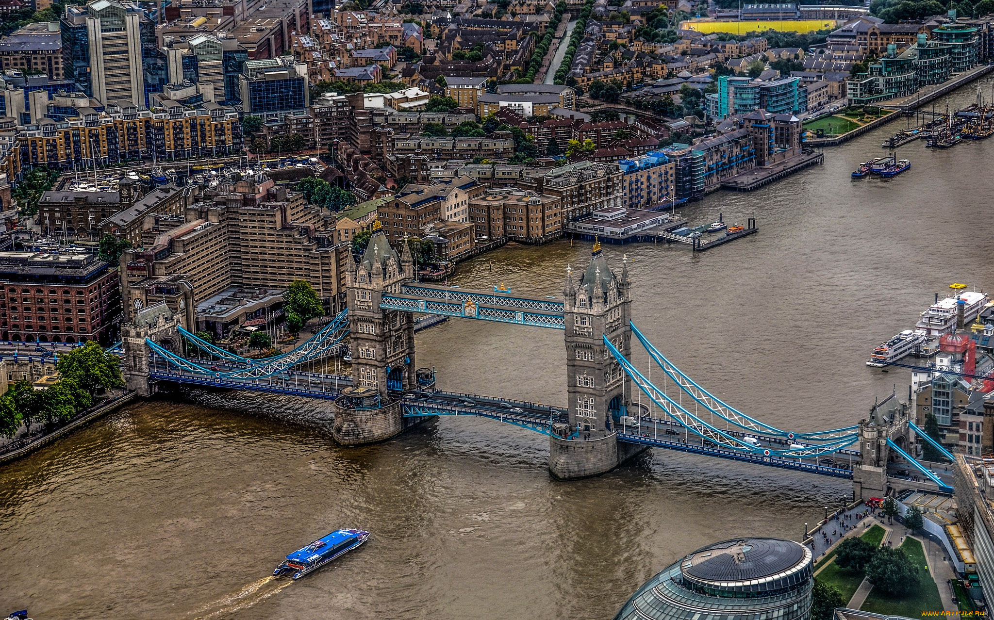 tower, bridge, города, лондон, , великобритания, мост, река