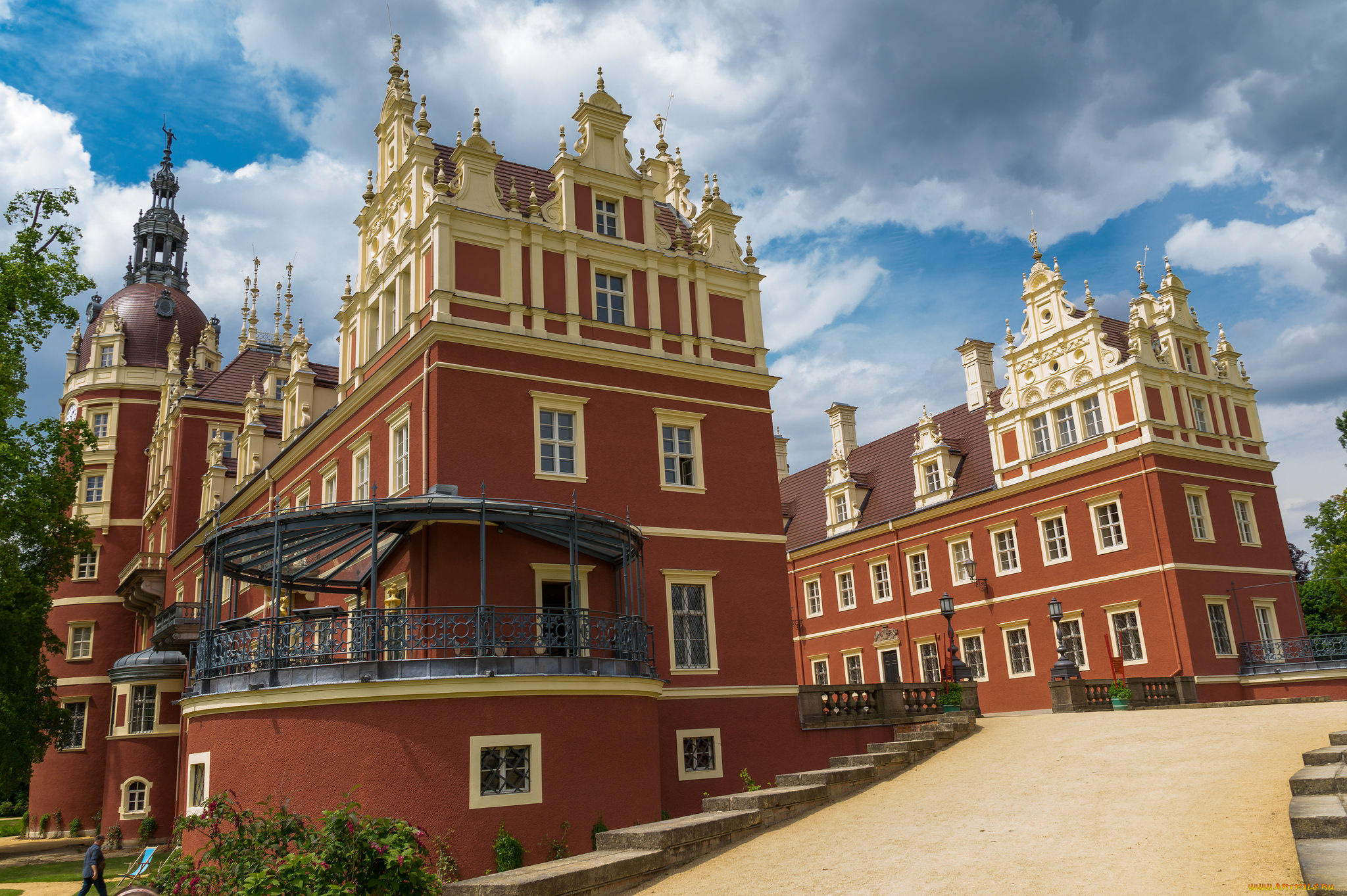 f&, 252, rst, p&, ckler, schloss, bad, muskau, города, замки, польши, замок, парк