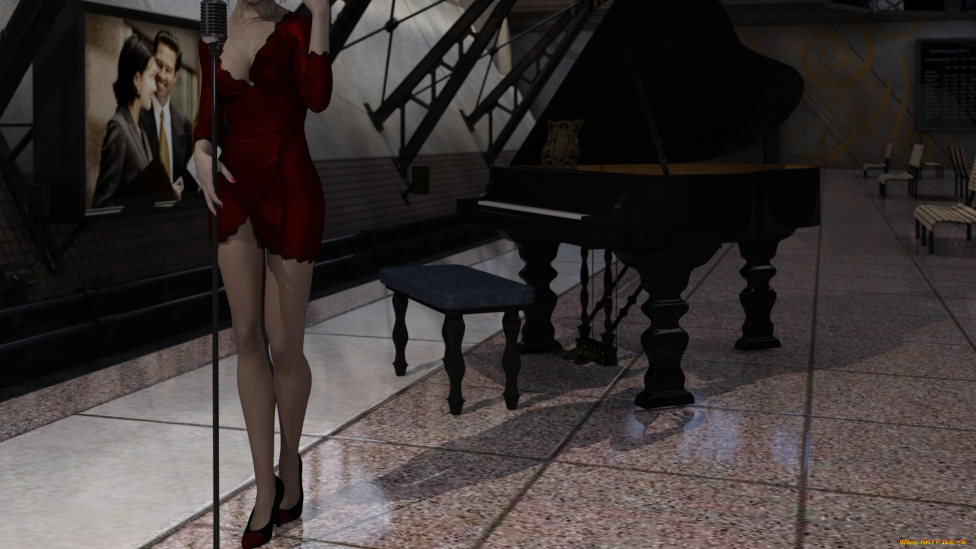 3д, графика, люди, , people, девушка, фон, взгляд