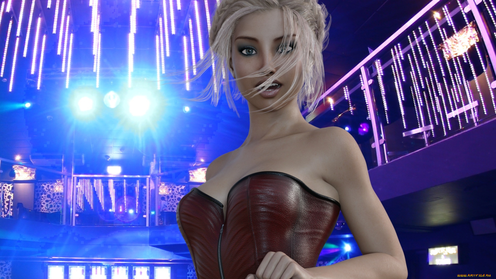 3д, графика, люди, , people, взгляд, фон, девушка