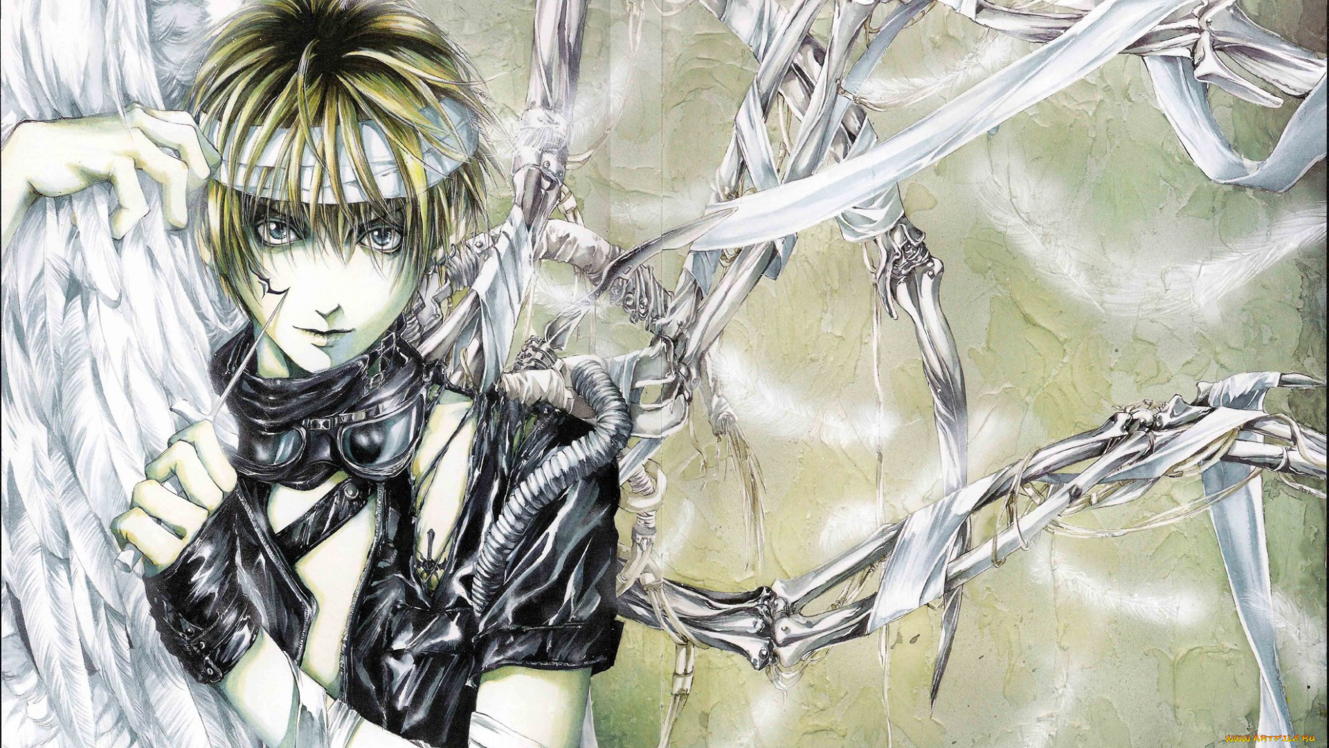 аниме, angel, sanctuary, mudo, setsuna