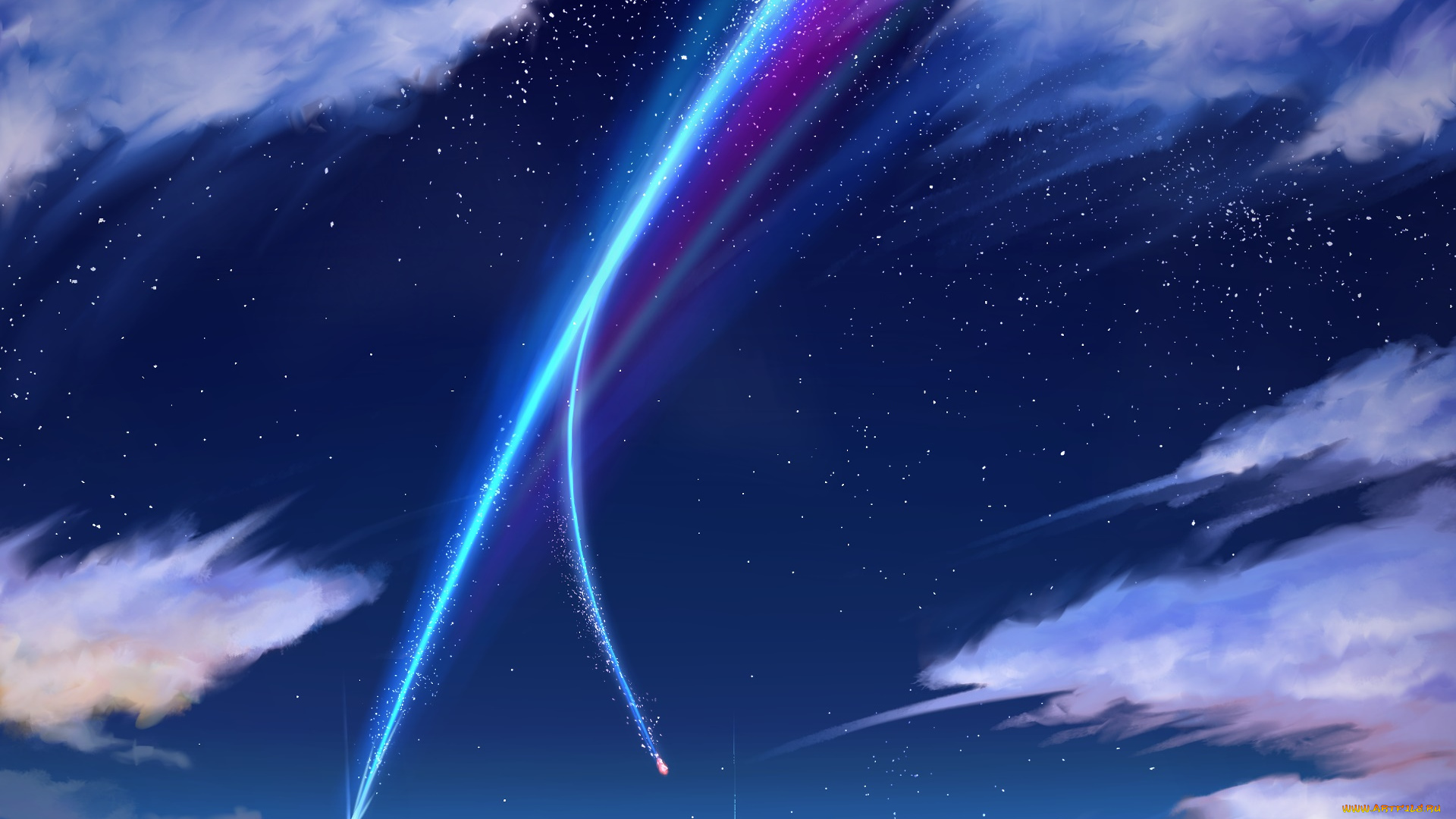 аниме, kimi, no, na, wa, комета