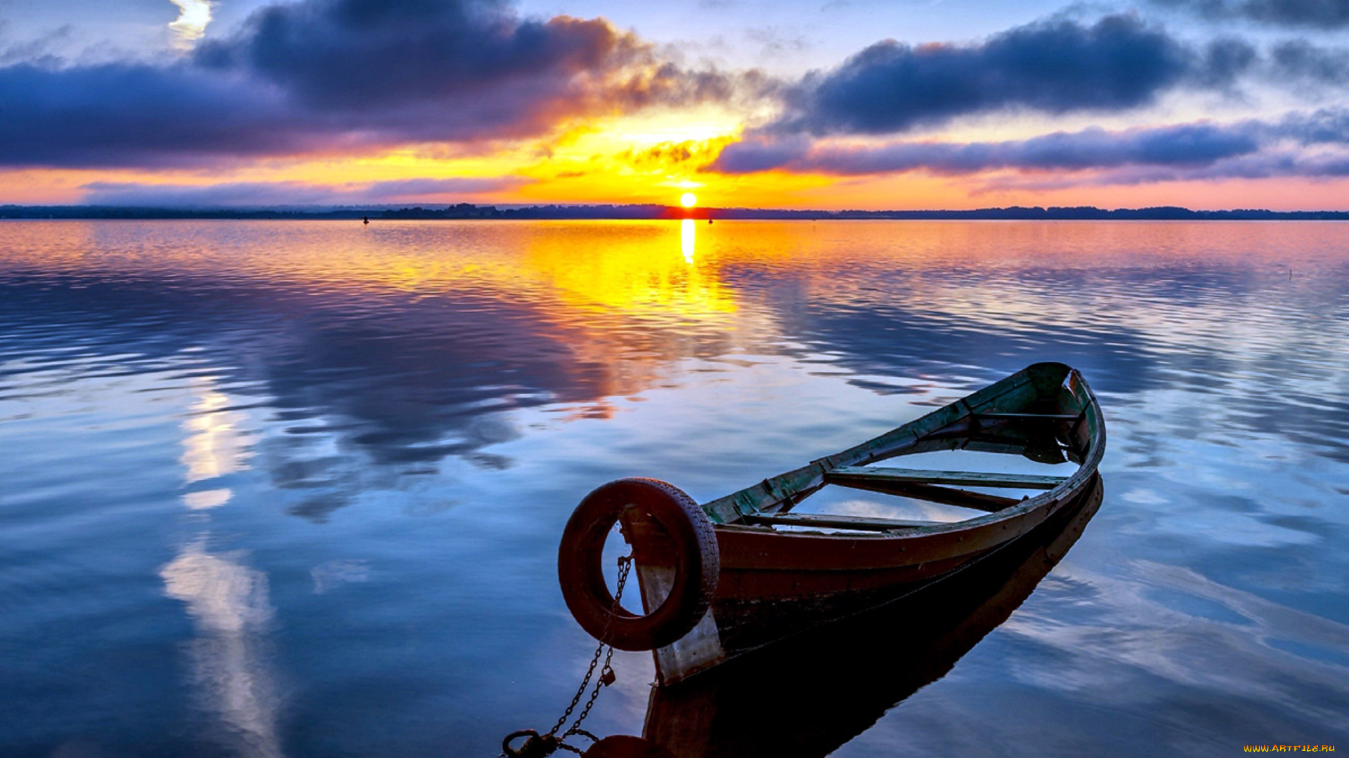 корабли, лодки, , шлюпки, отражение, река