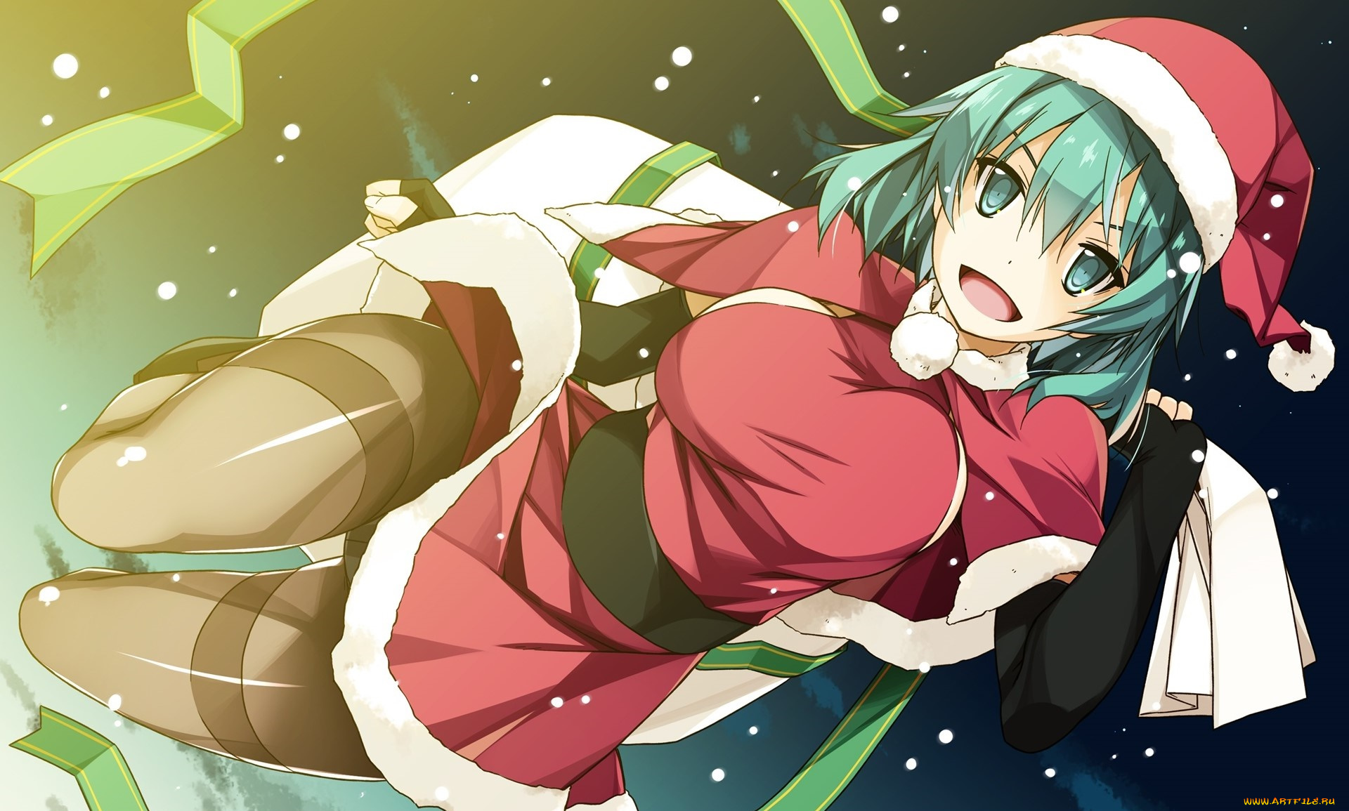 аниме, unknown, , другое, девушка, взгляд, фон