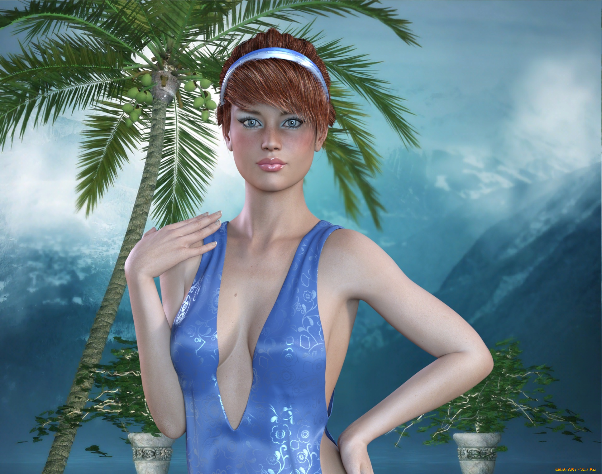 3д, графика, люди, , people, фон, взгляд, девушка