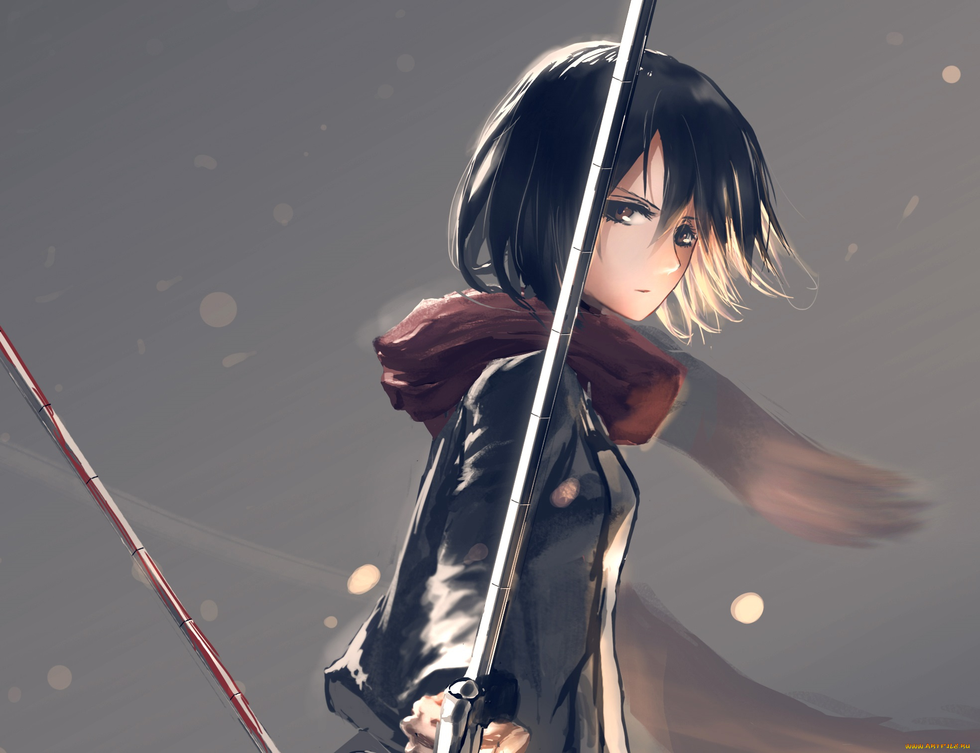 аниме, shingeki, no, kyojin, mikasa, ackerman