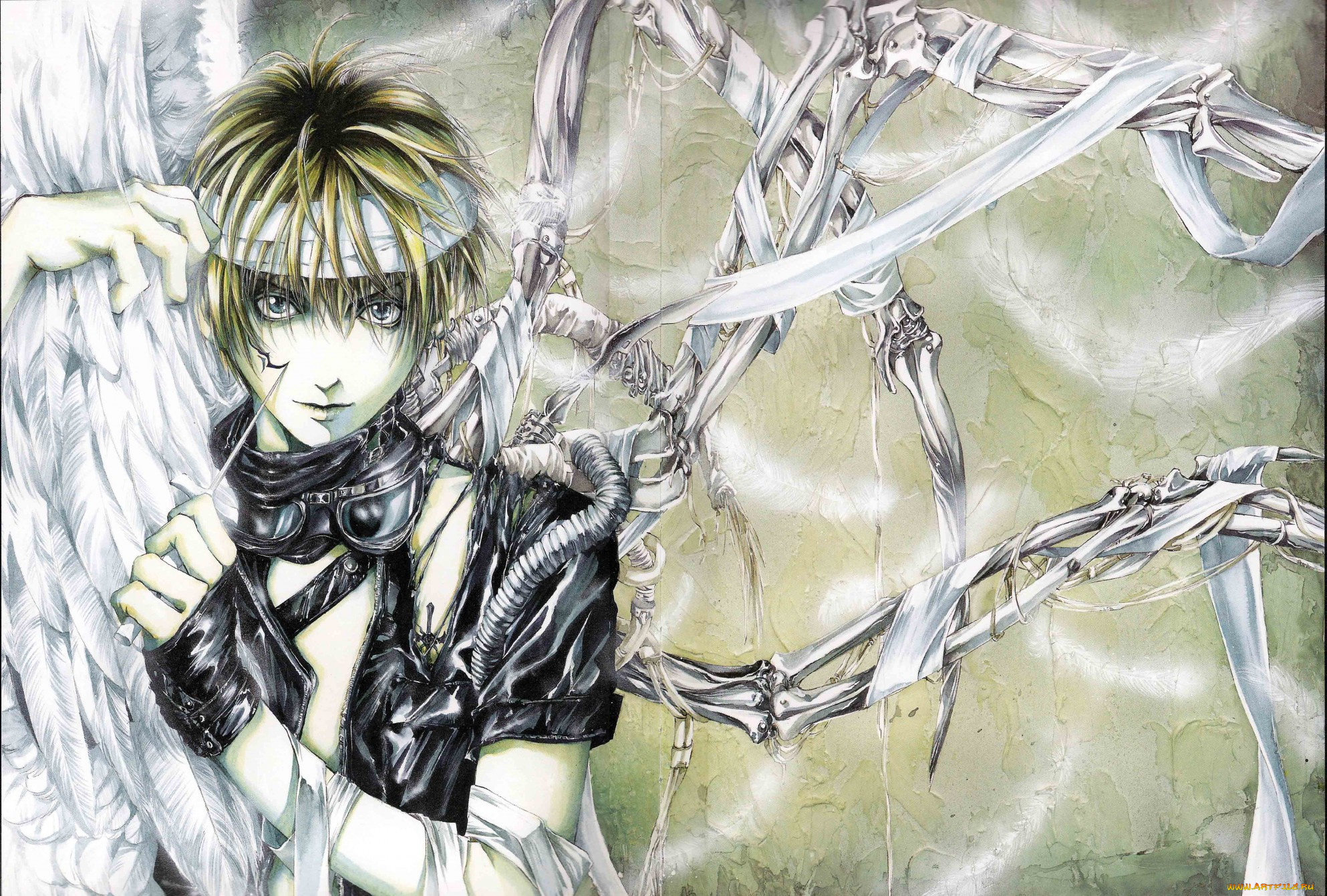 аниме, angel, sanctuary, mudo, setsuna