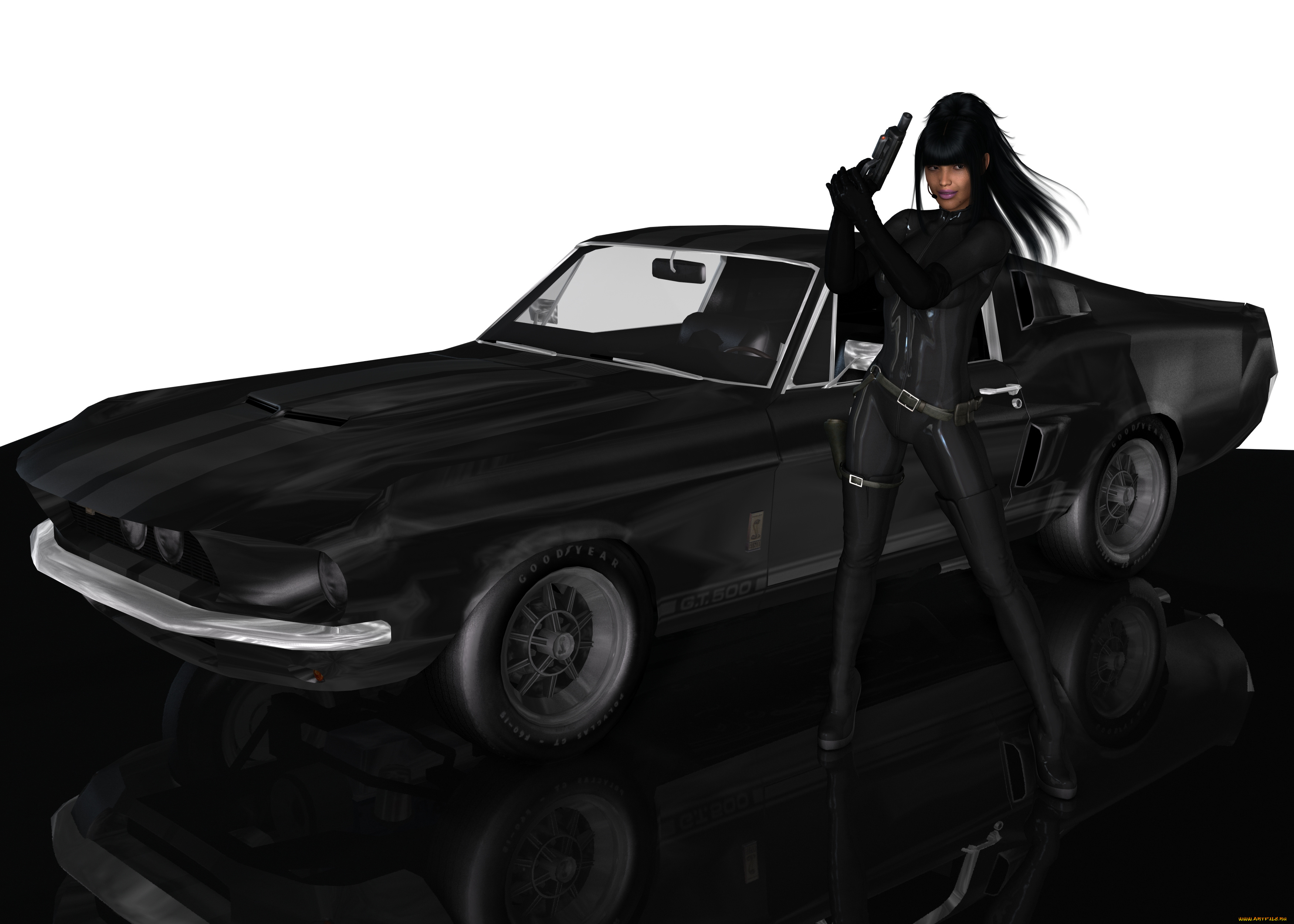 3д, графика, люди-авто, мото, , people-, car, , , moto, девушка, взгляд, фон