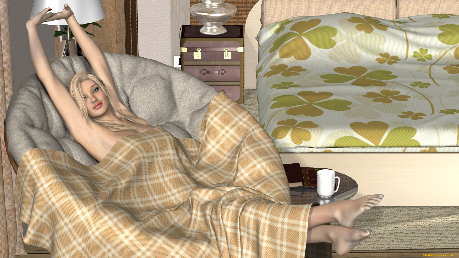 3д, графика, люди, , people, фон, взгляд, девушка