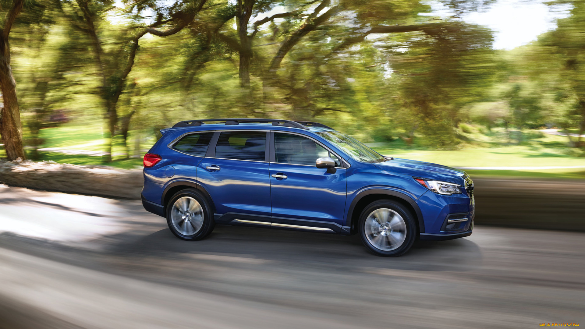 subaru, ascent, 2019, автомобили, subaru, 2019, ascent, синий, внедорожник