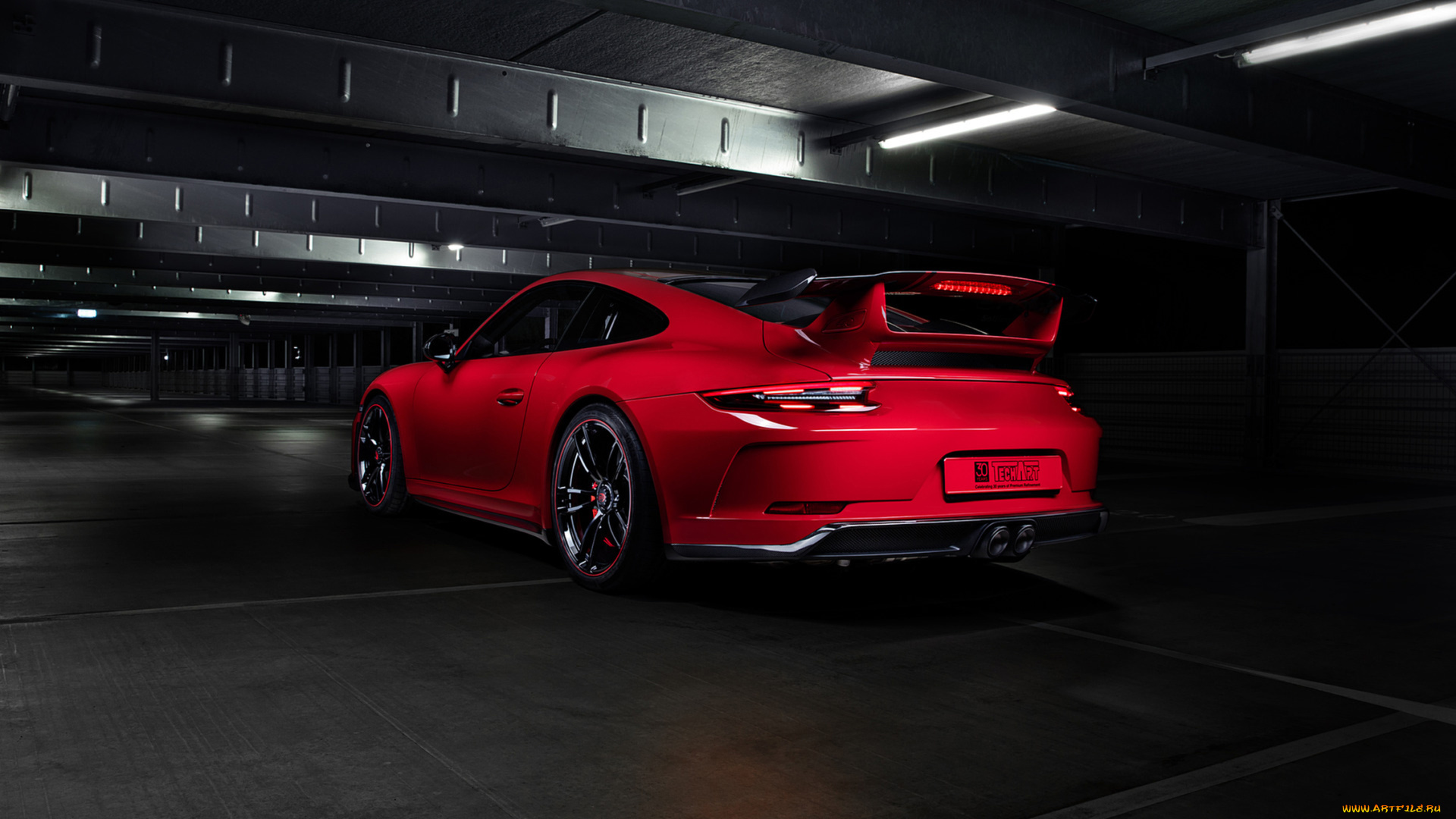 techart, porsche, 911, gt3, 2018, автомобили, porsche, techart, 911, gt3, 2018
