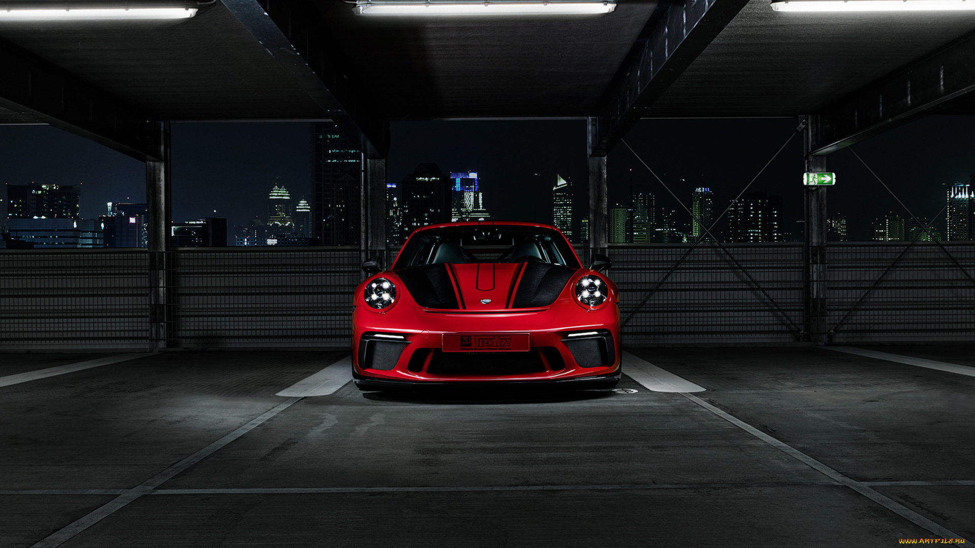 techart, porsche, 911, gt3, 2018, автомобили, porsche, techart, 911, gt3, 2018