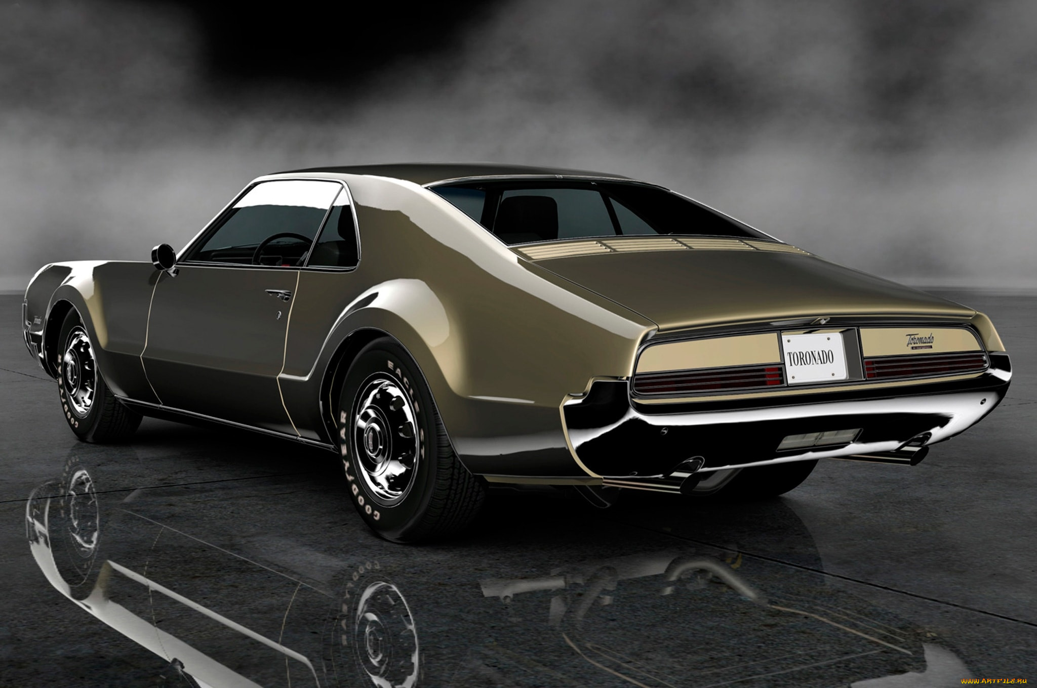 oldsmobile, toronado, 1966, автомобили, 3д, oldsmobile, toronado, 1966