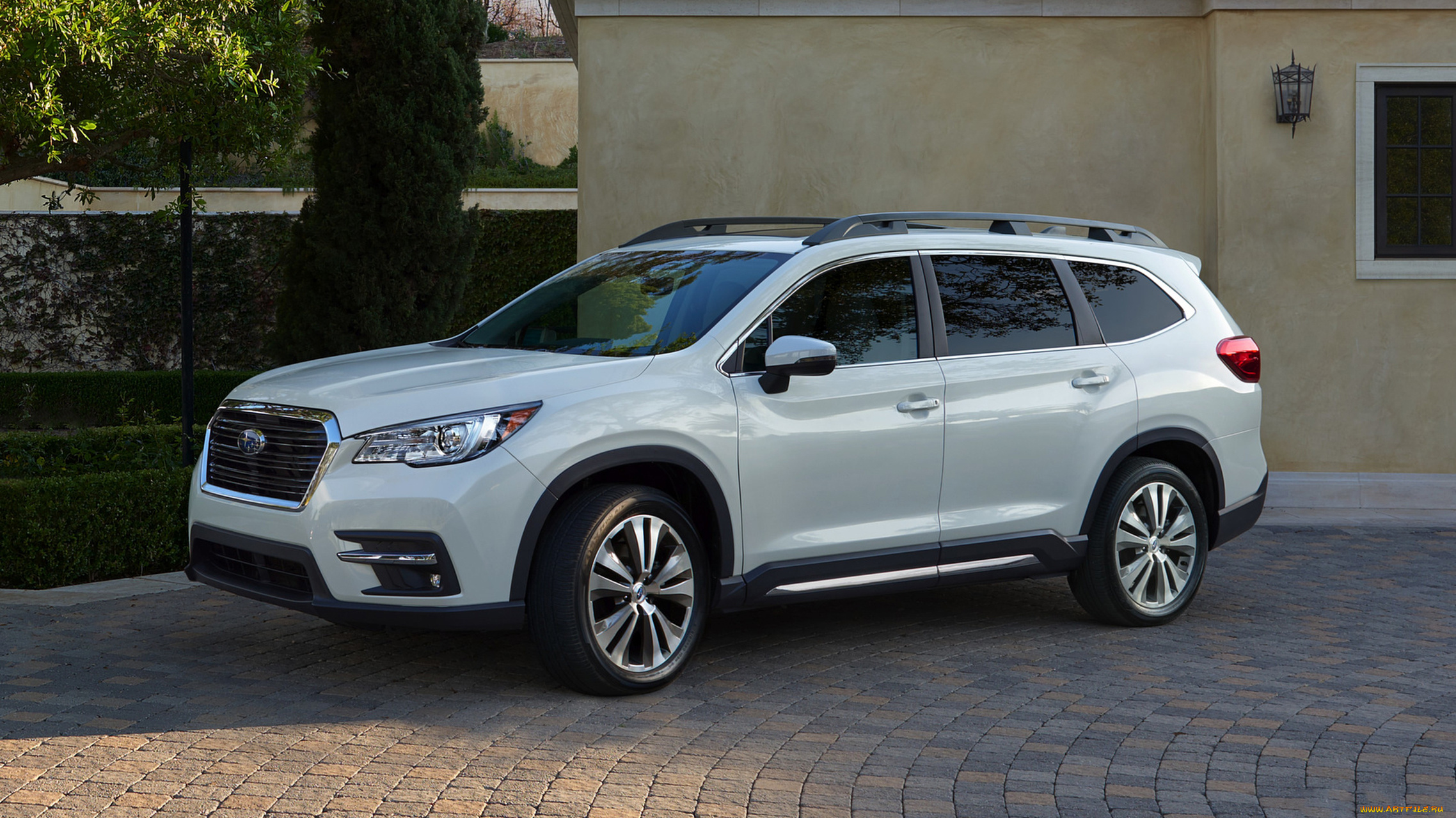 subaru, ascent, 2019, автомобили, subaru, ascent, 2019, внедорожник, белый