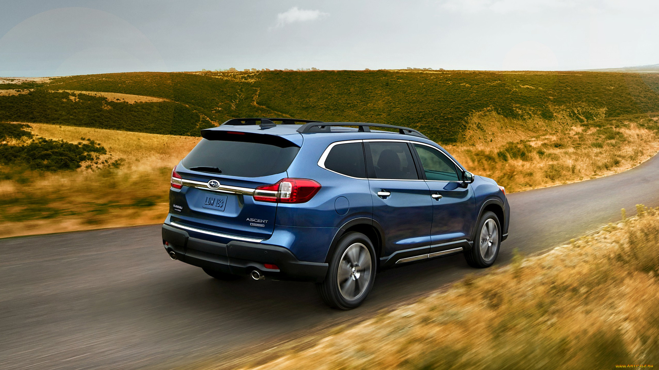 subaru, ascent, 2019, автомобили, subaru, синий, внедорожник, 2019, ascent