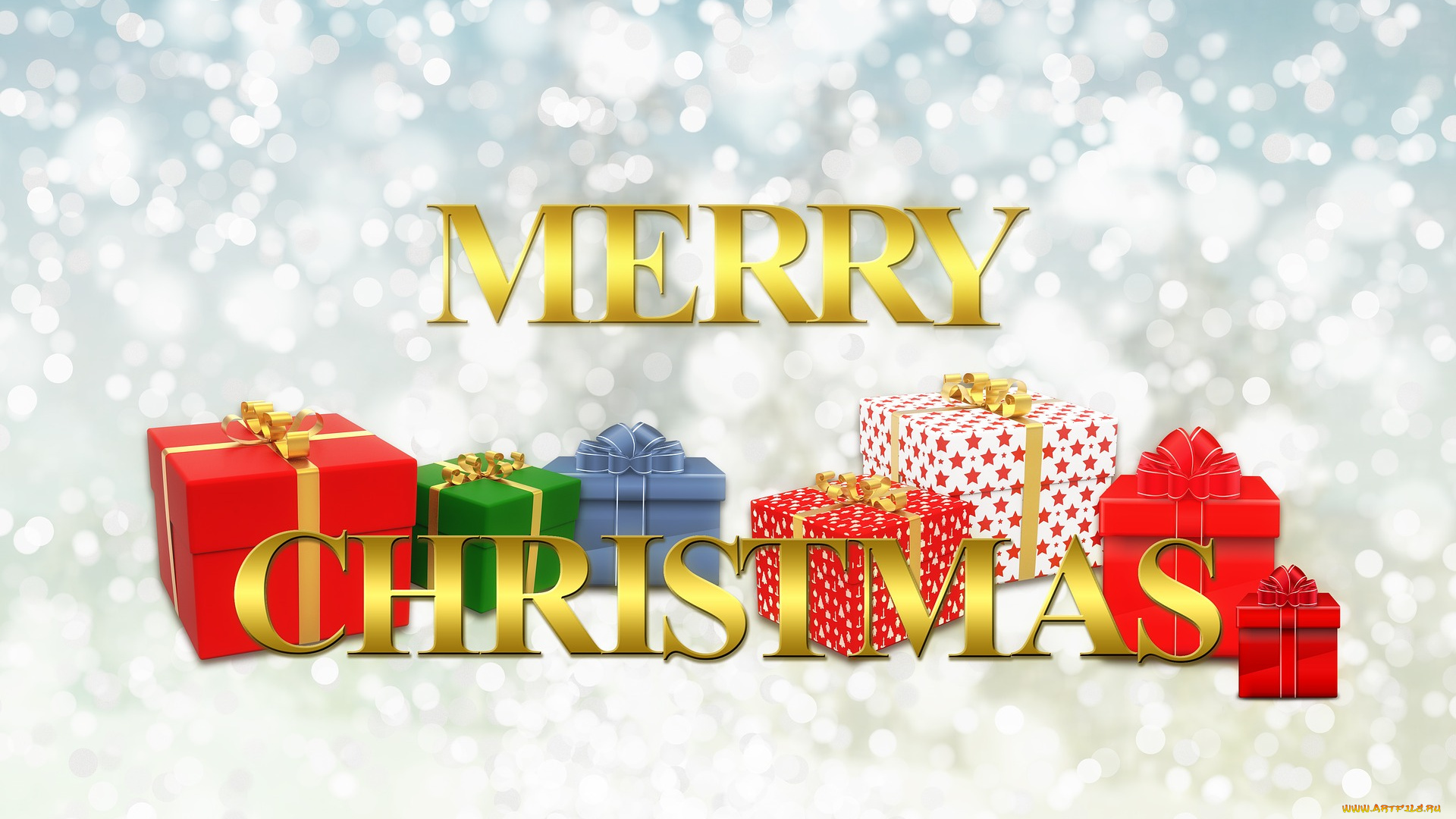 праздничные, подарки, и, коробочки, фон, подарки