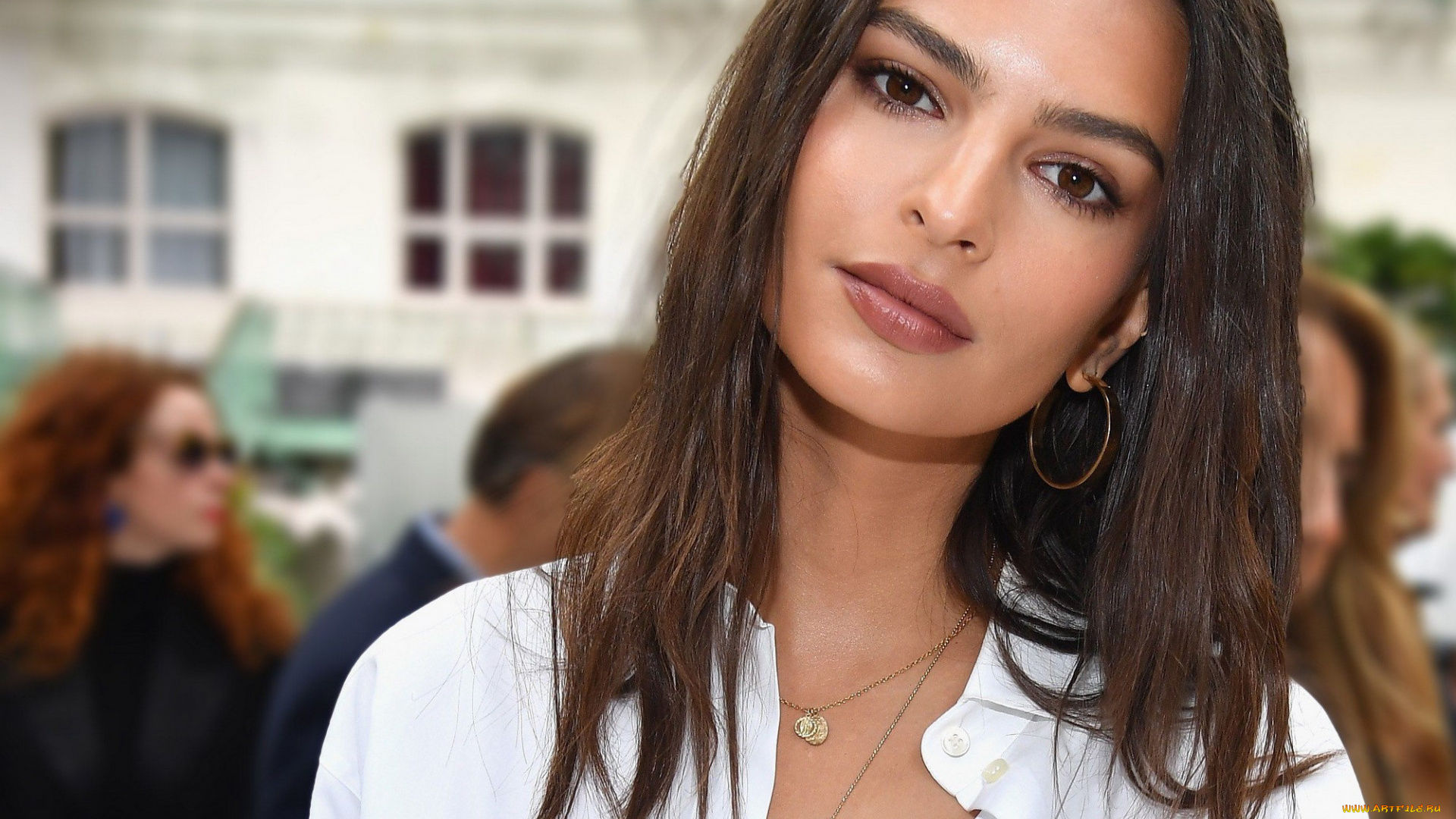 девушки, emily, ratajkowski, серьга