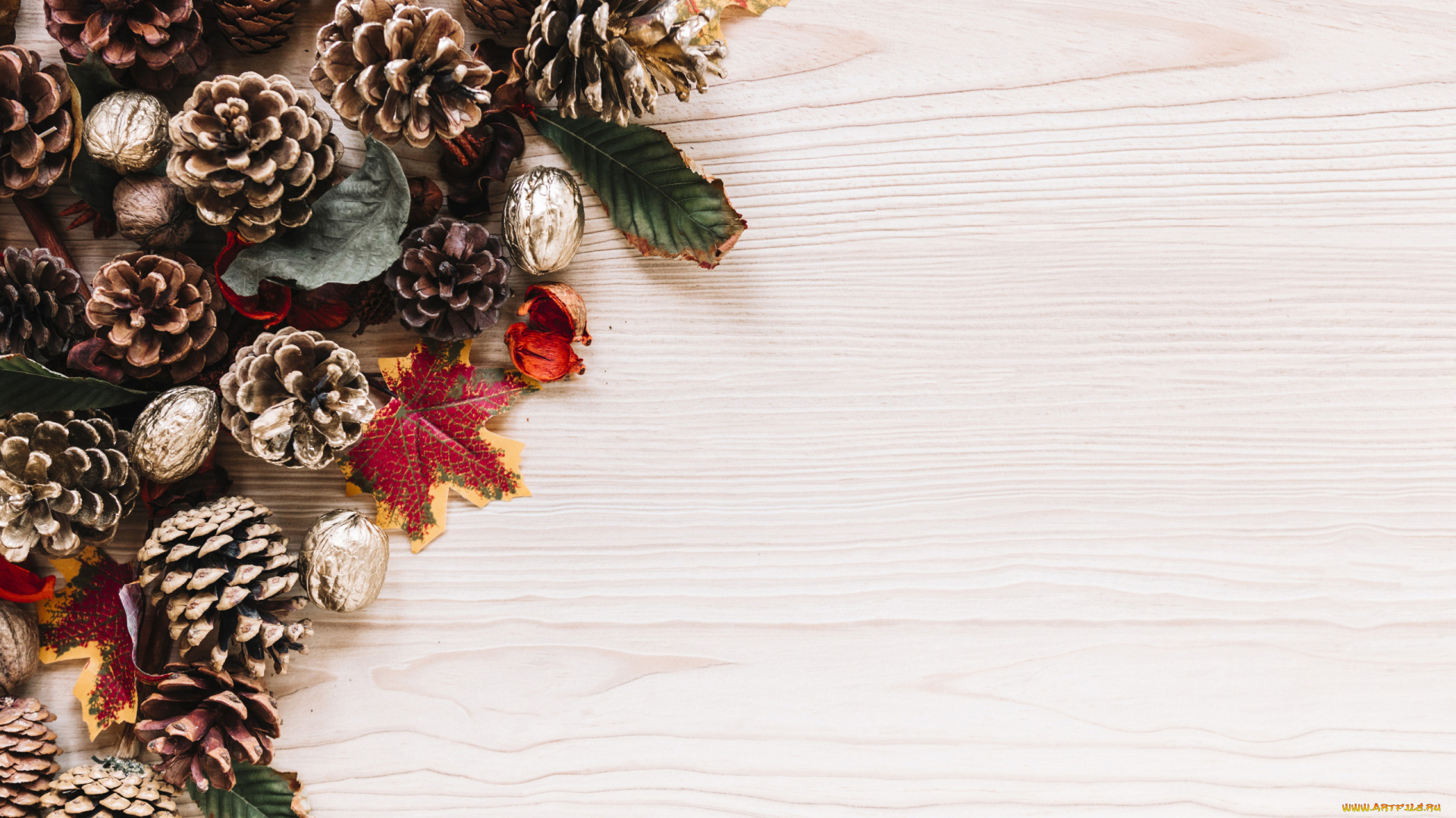 праздничные, -, разное, , новый, год, шишки, орехи