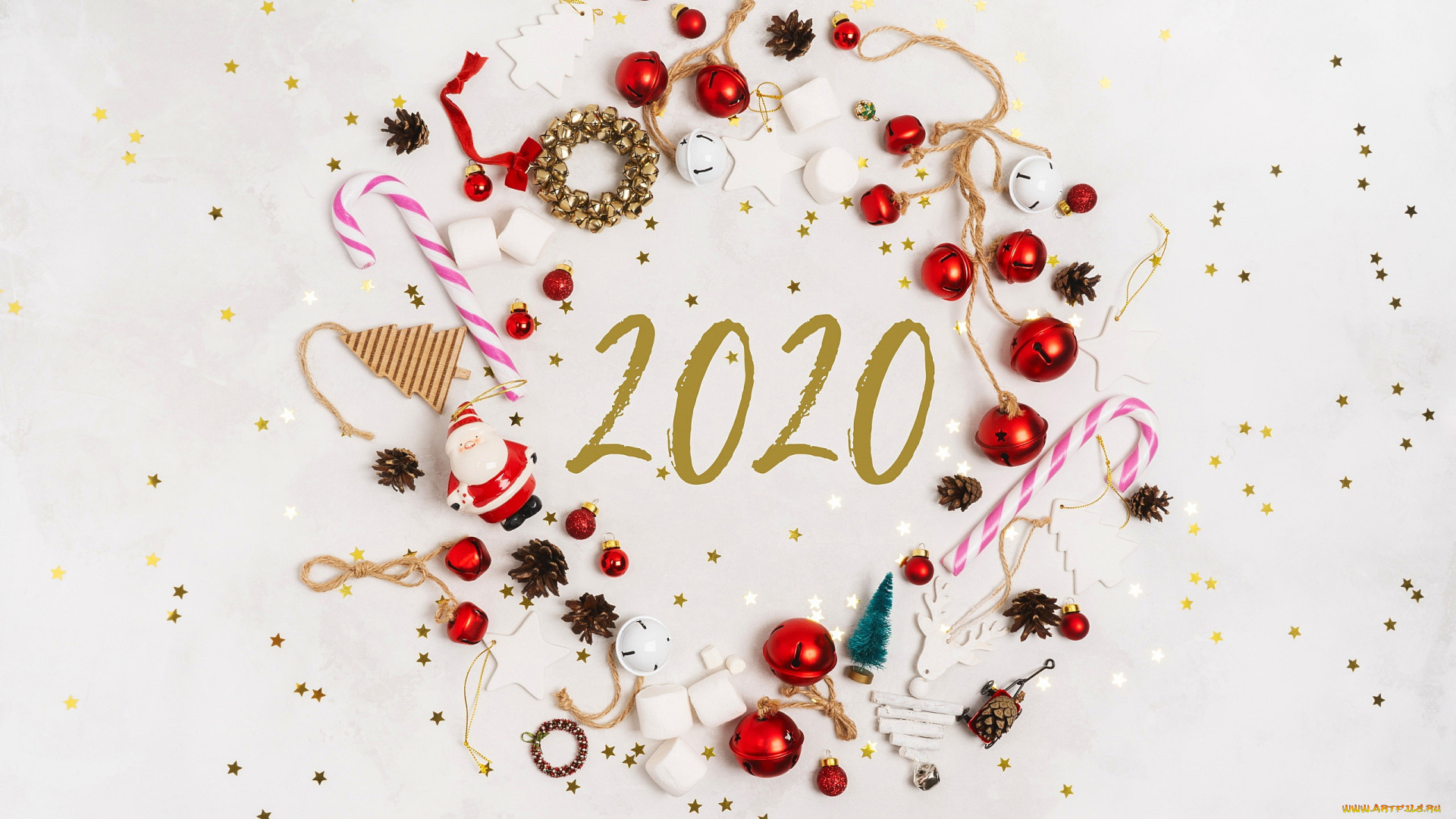 праздничные, украшения, шарики, санта, игрушки, дата