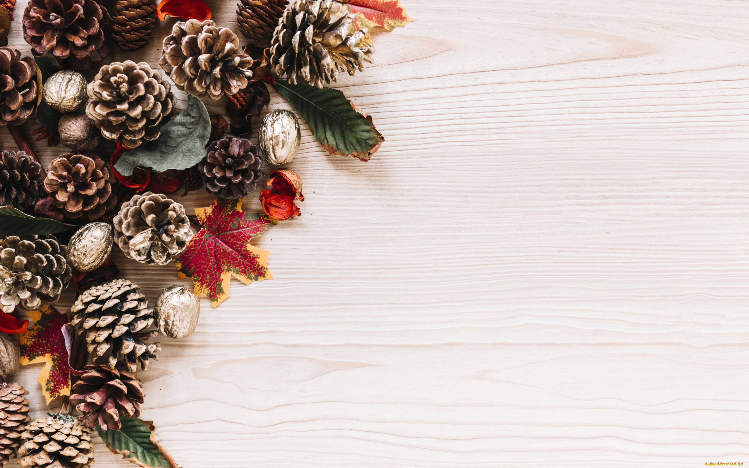 праздничные, -, разное, , новый, год, шишки, орехи