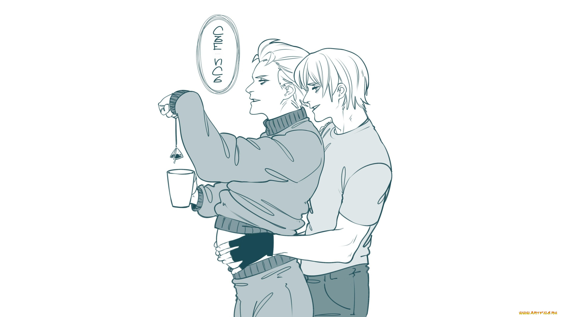аниме, unknown, , другое, , парни, беременность, омегаверс, чай