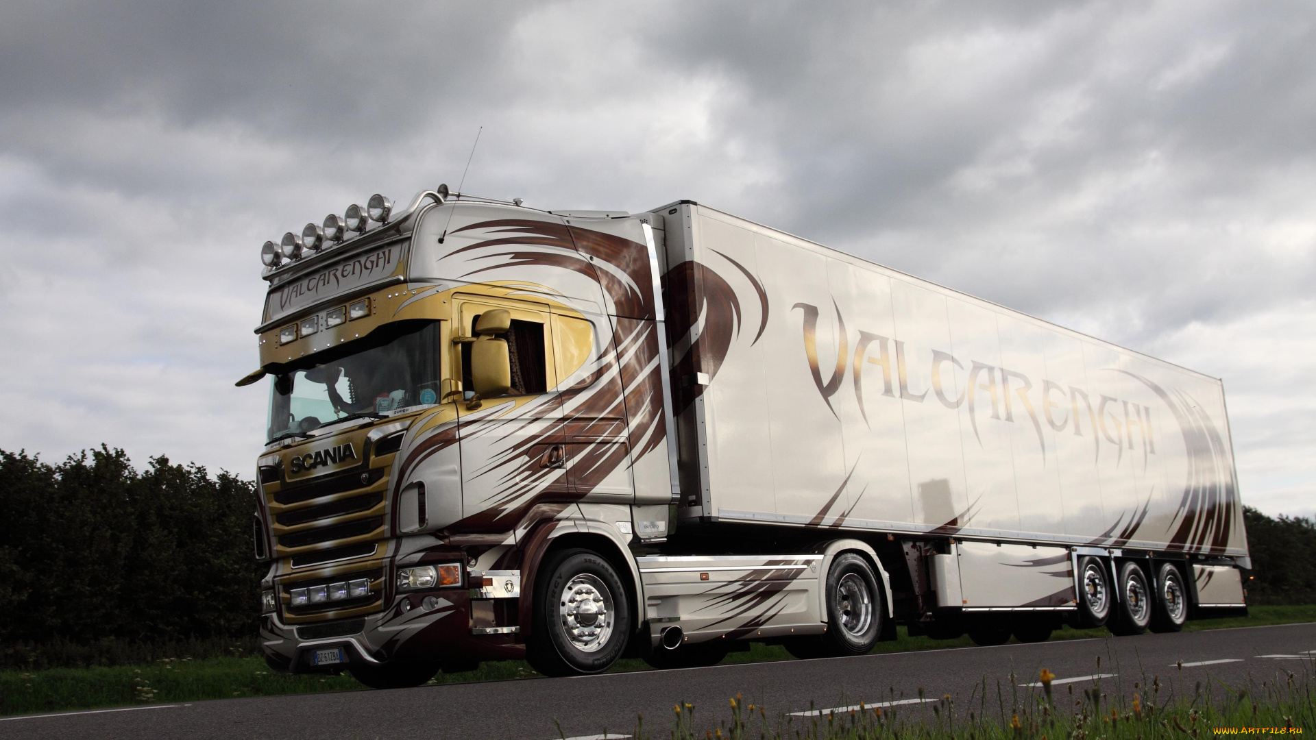 автомобили, scania, tuning, truck, r