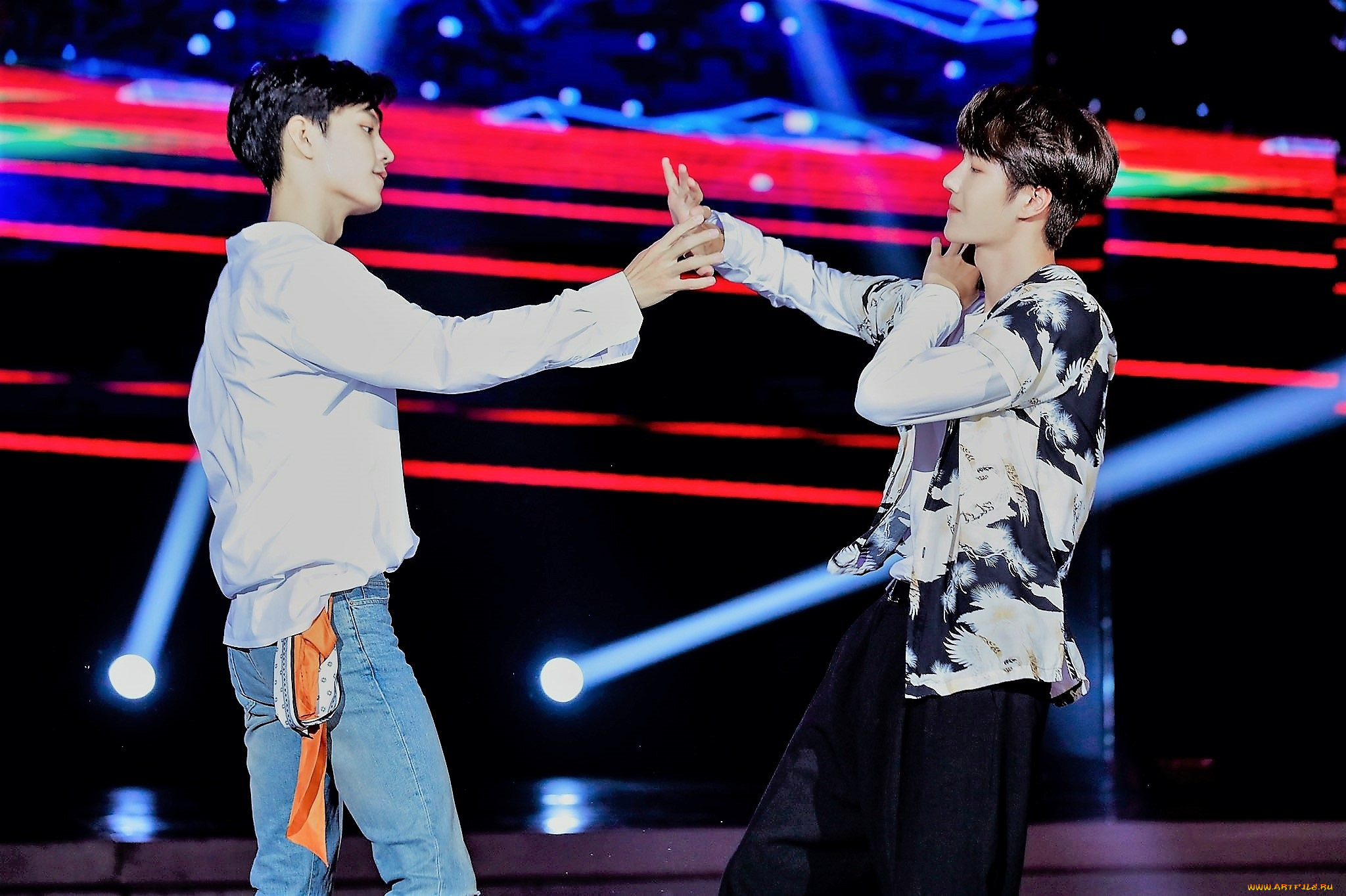 разное, знаменитости, ван, ибо, сяо, чжань, сцена, танец