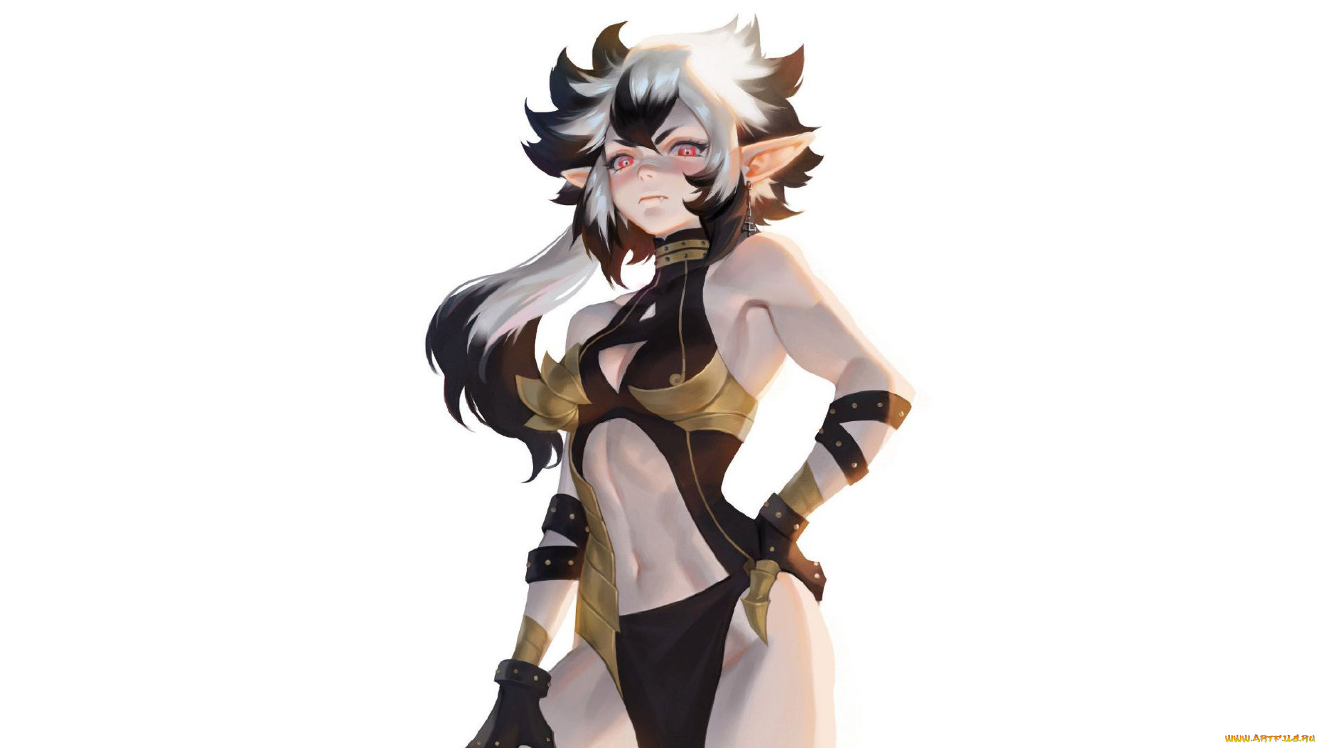 аниме, животные, , существа, девушка, ушки