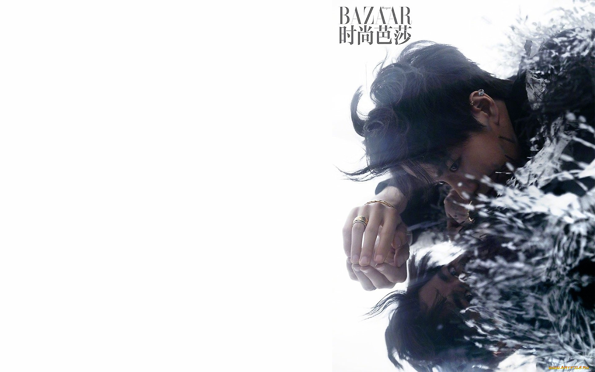 мужчины, wang, yi, bo, кольцо, отражение