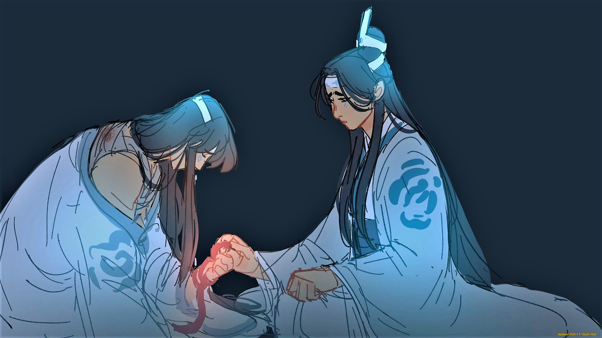 аниме, mo, dao, zu, shi, лань, ванцзи, сичэнь