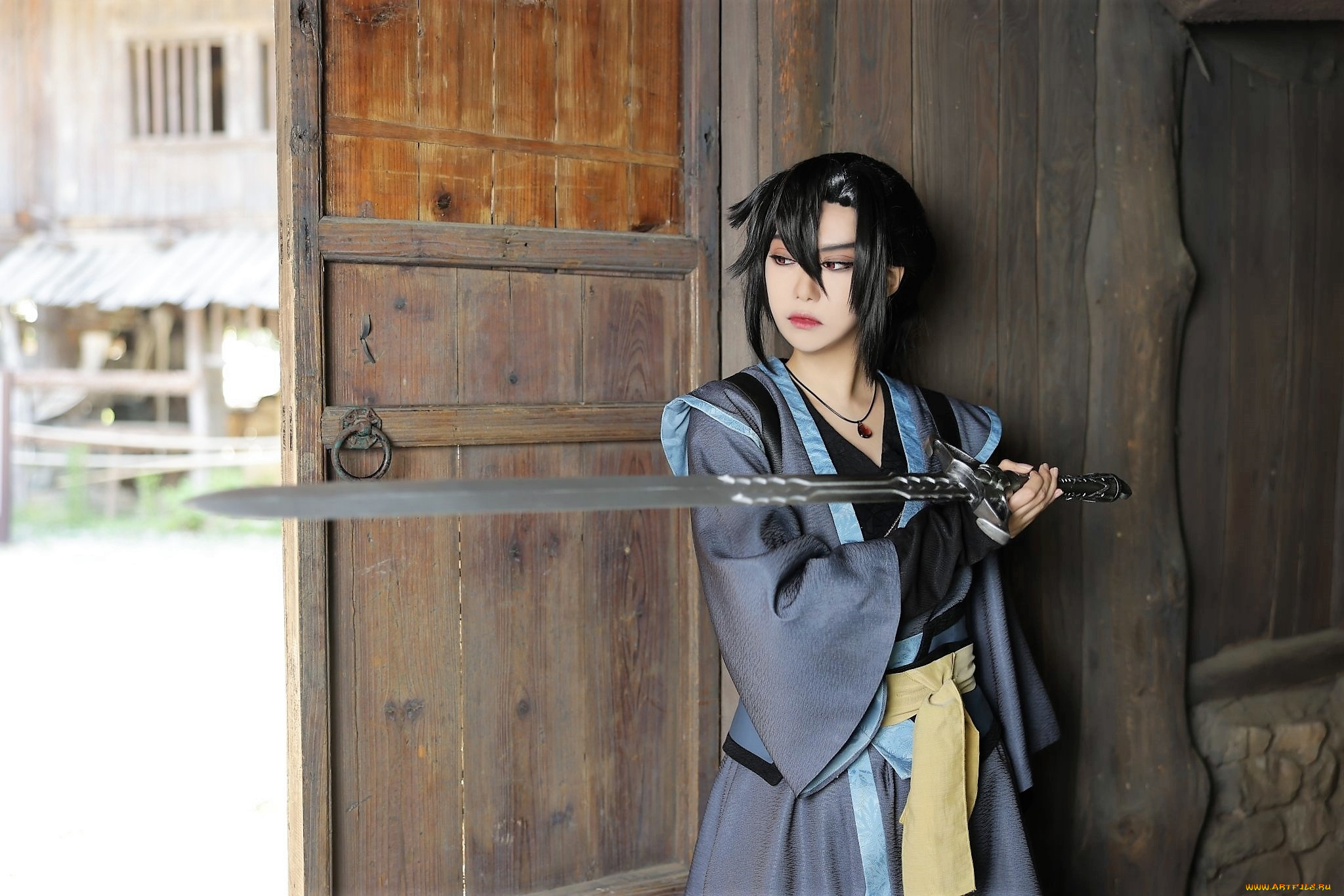 девушки, -, креатив, , косплей, образы, костюмы, сюэ, ян, меч